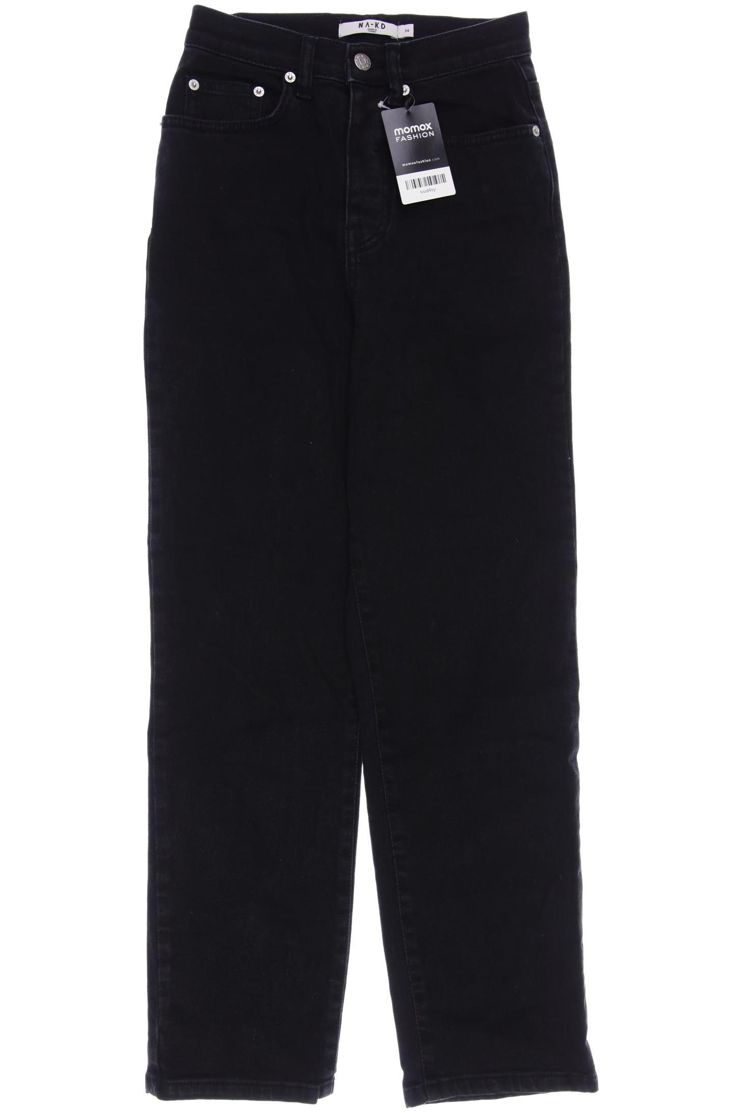 

Na-Kd Damen Jeans, schwarz, Gr. 34