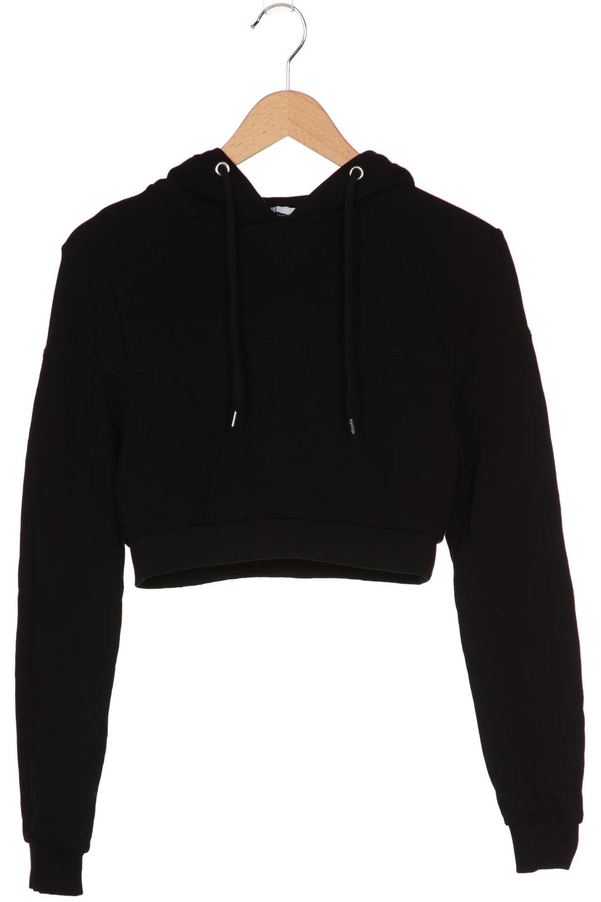 

NA-KD Damen Kapuzenpullover, schwarz