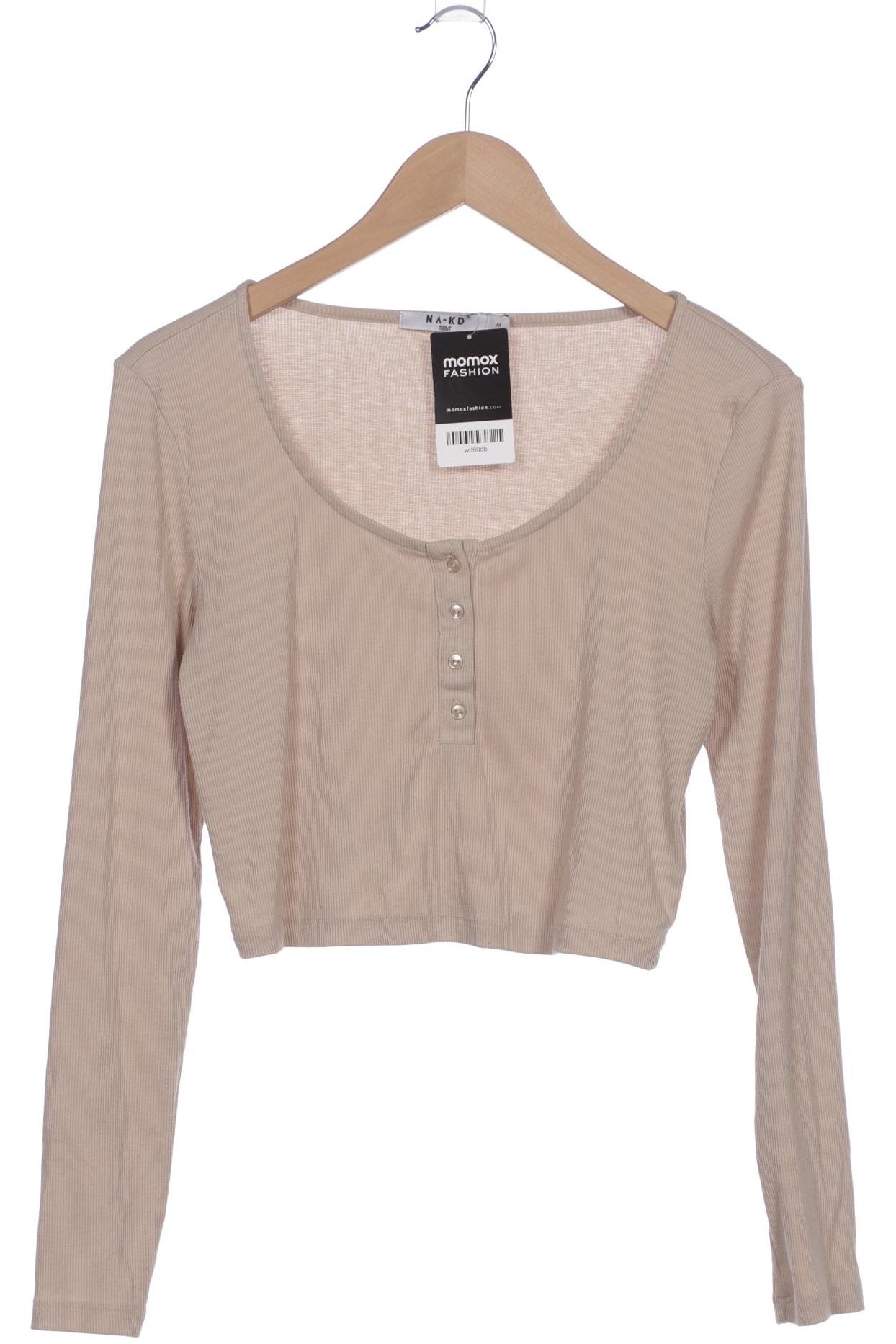 

Na-Kd Damen Langarmshirt, beige, Gr. 38