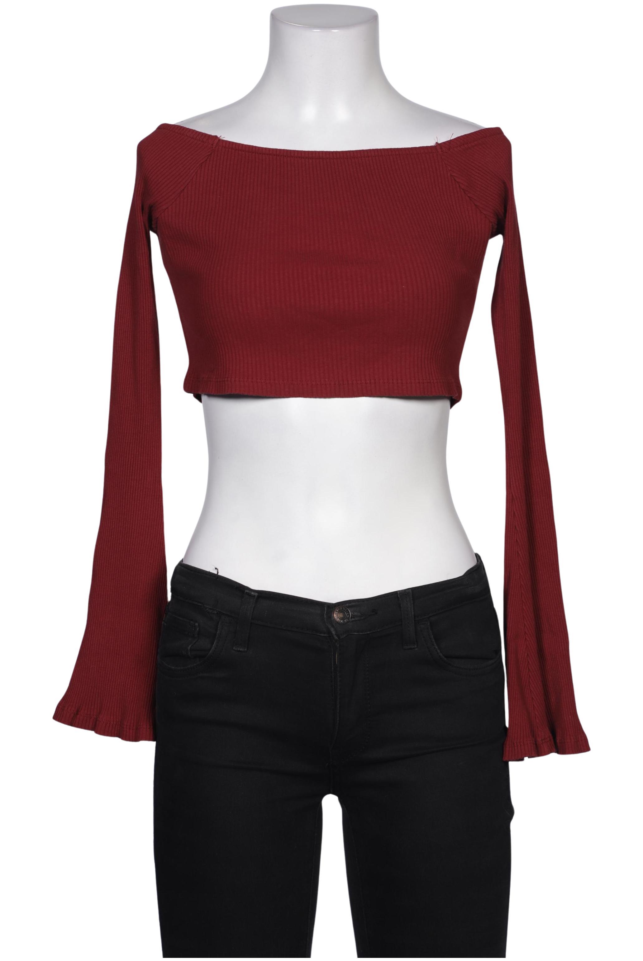 

Na-Kd Damen Langarmshirt, bordeaux, Gr. 36