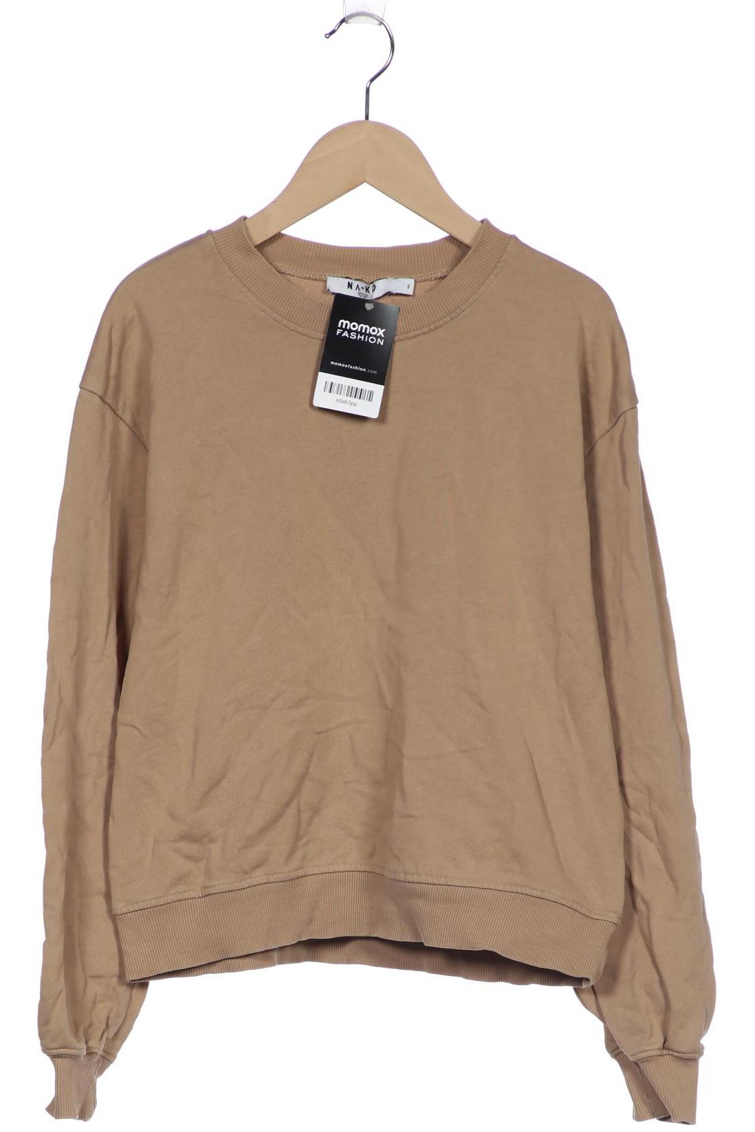 

NA-KD Damen Sweatshirt, beige