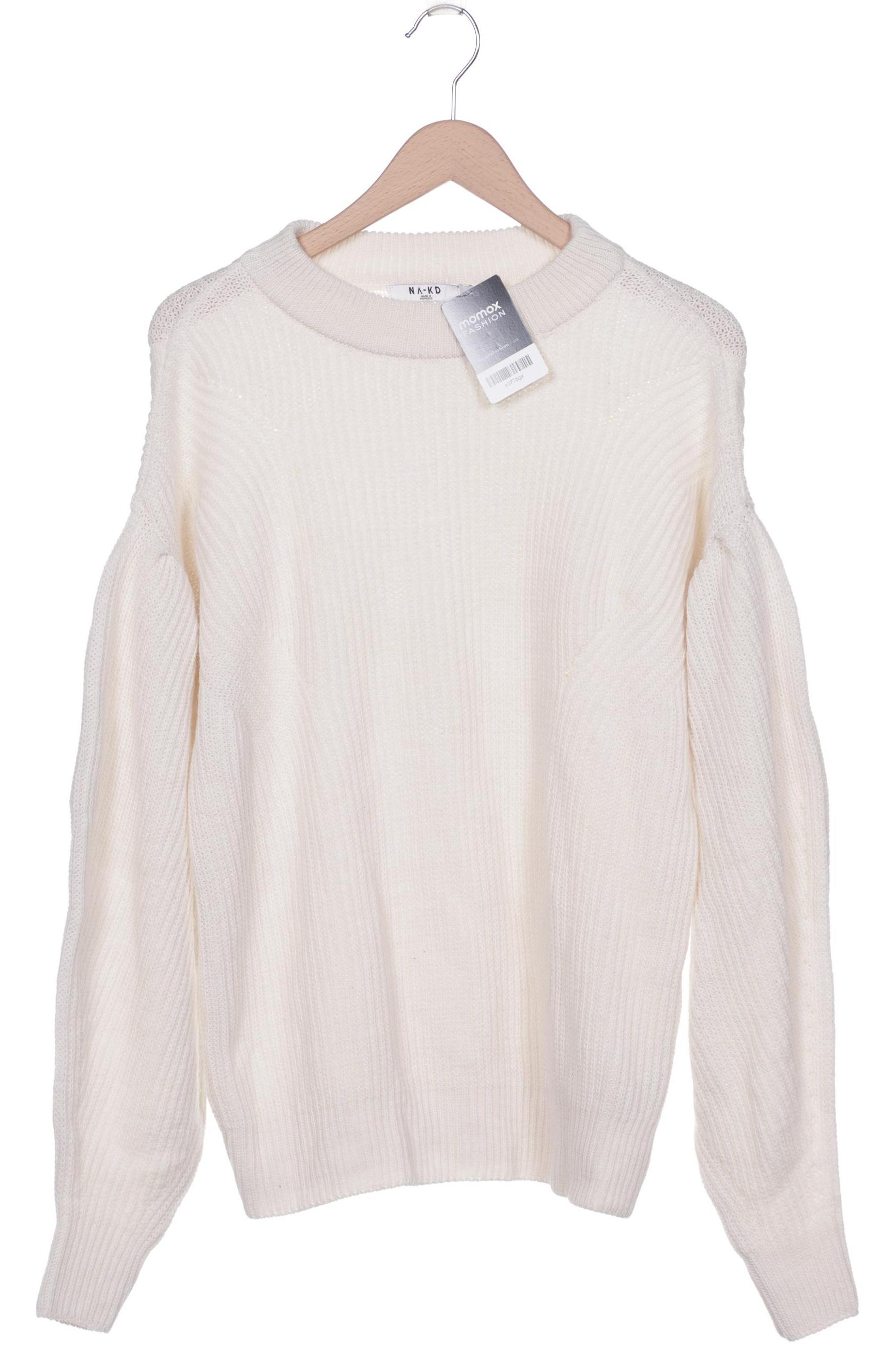 

NA-KD Damen Pullover, cremeweiß