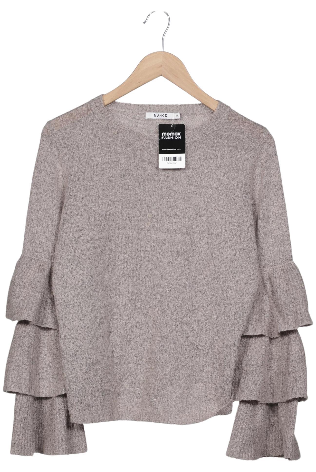 

Na-Kd Damen Pullover, grau, Gr. 34