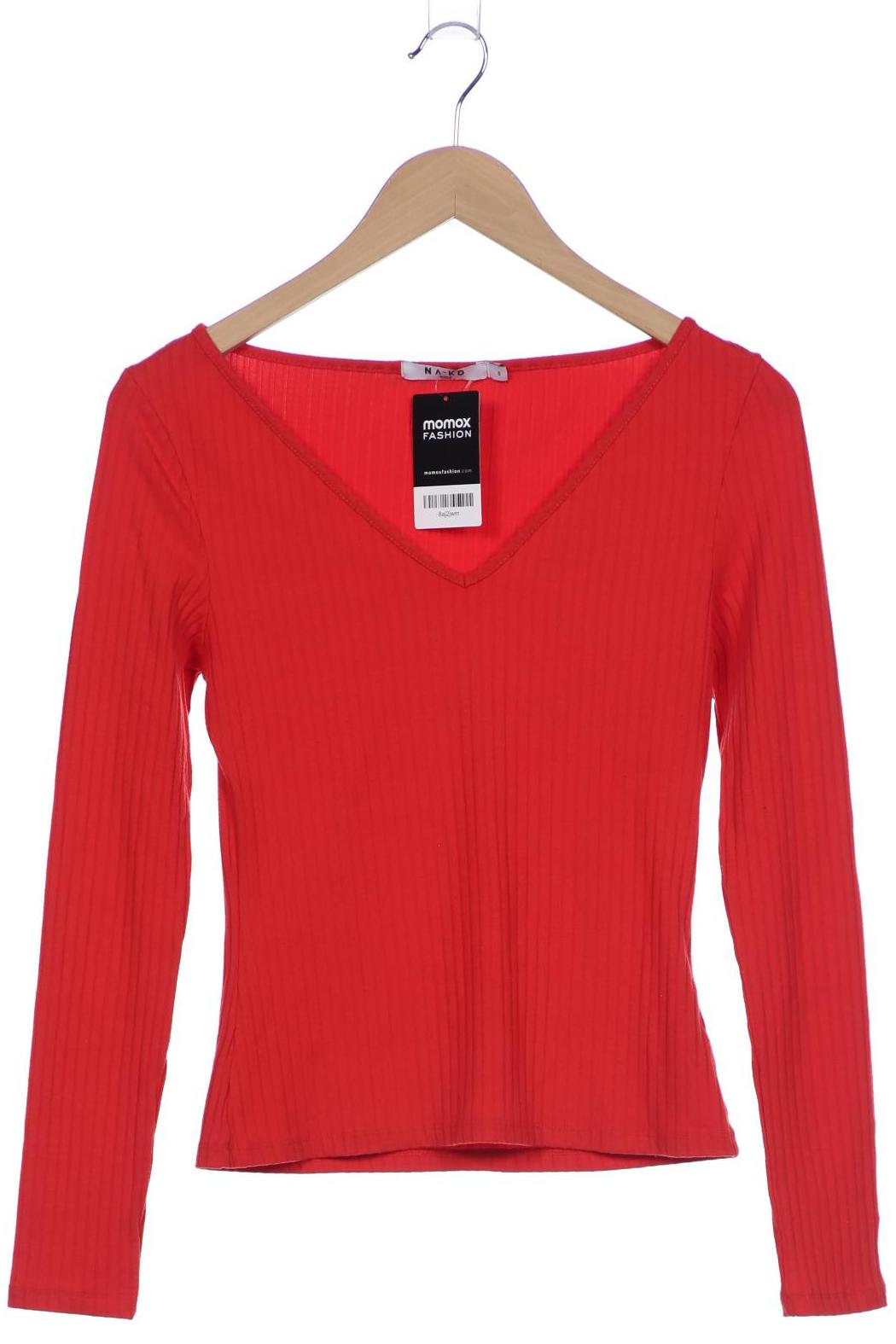 

Na-Kd Damen Langarmshirt, rot, Gr. 36