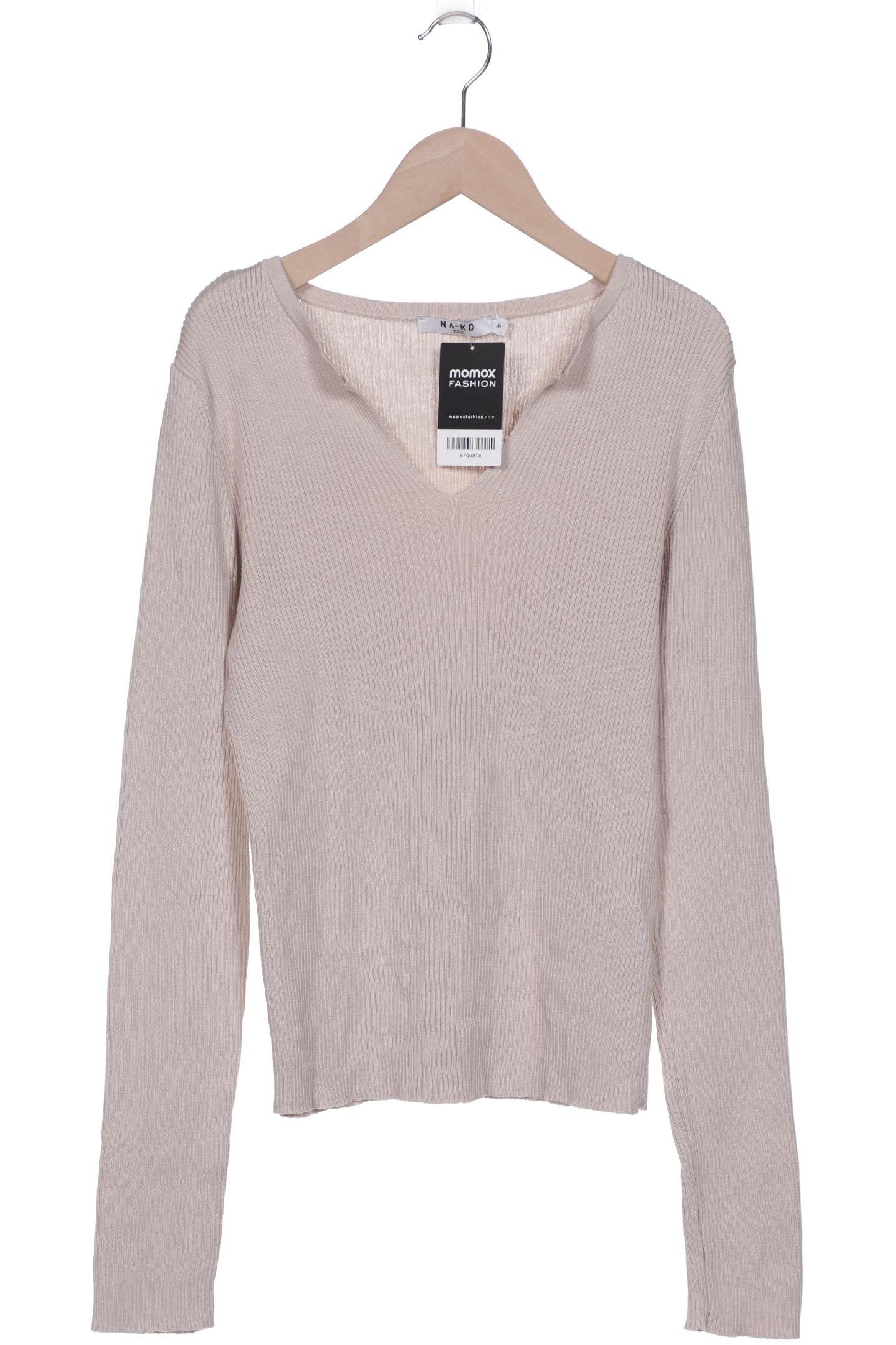 

Na-Kd Damen Pullover, beige, Gr. 38