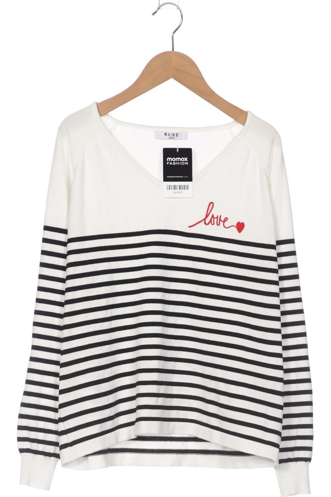 

Na-Kd Damen Pullover, weiß, Gr. 42