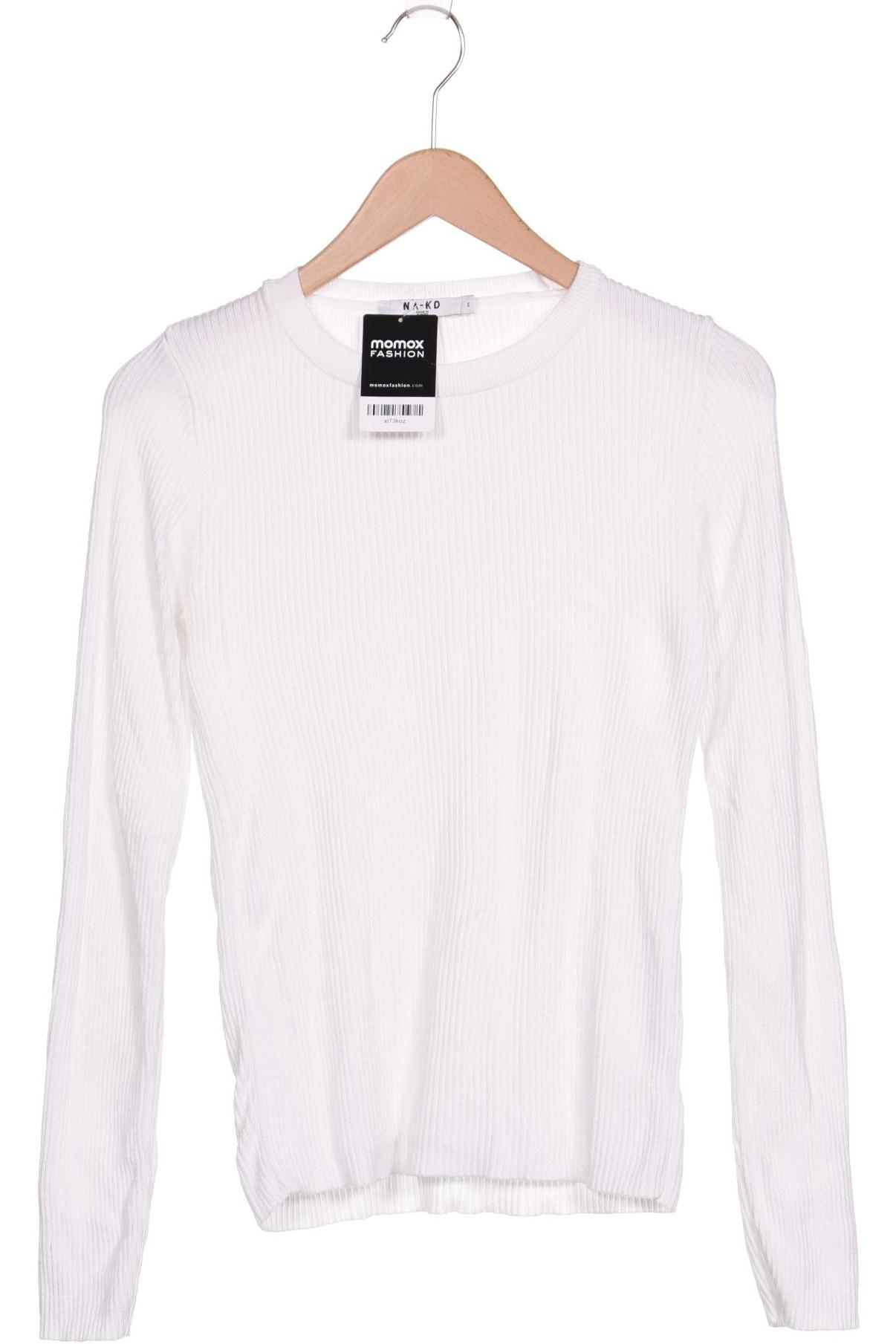 

NA-KD Damen Pullover, weiß
