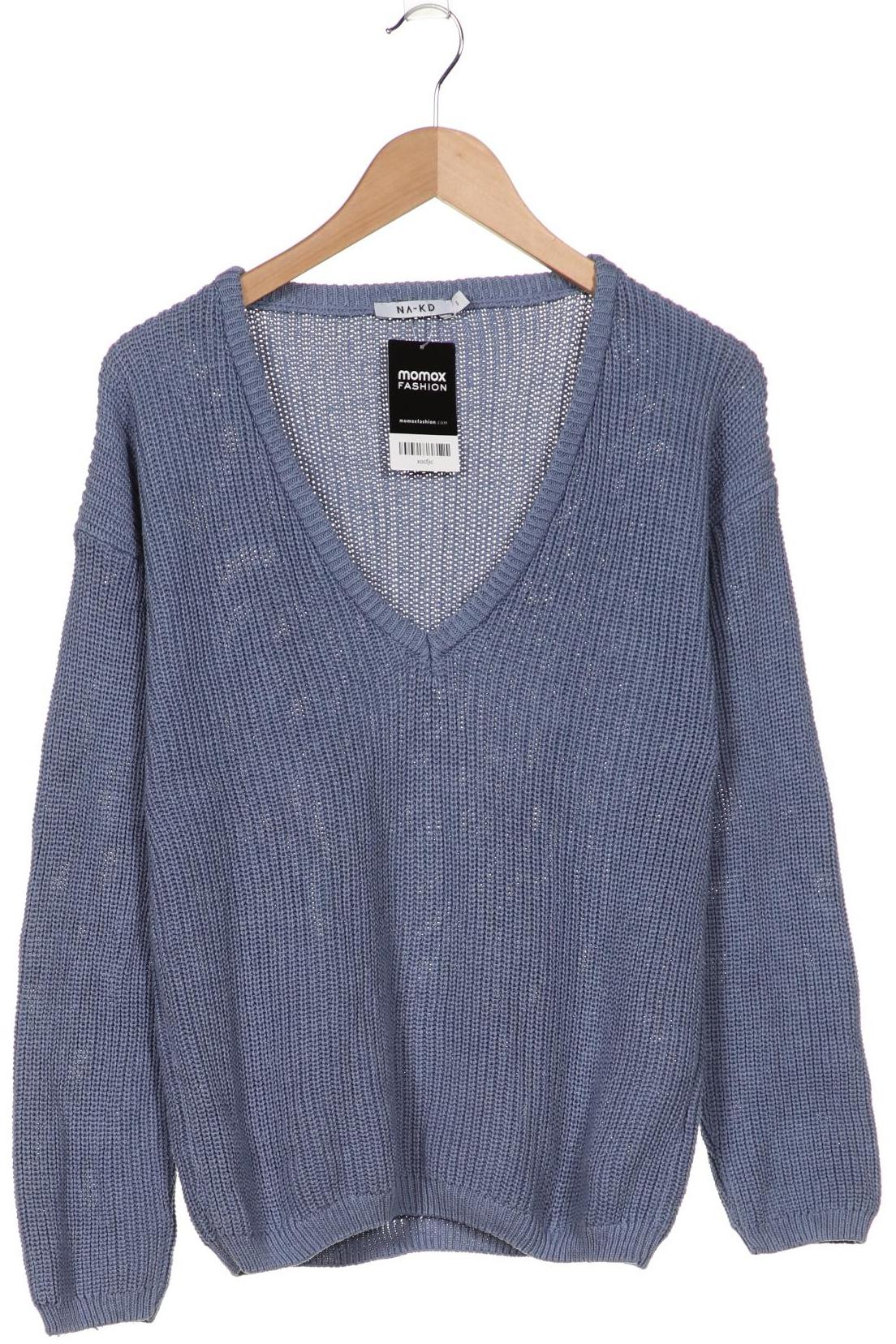 

NA-KD Damen Pullover, blau