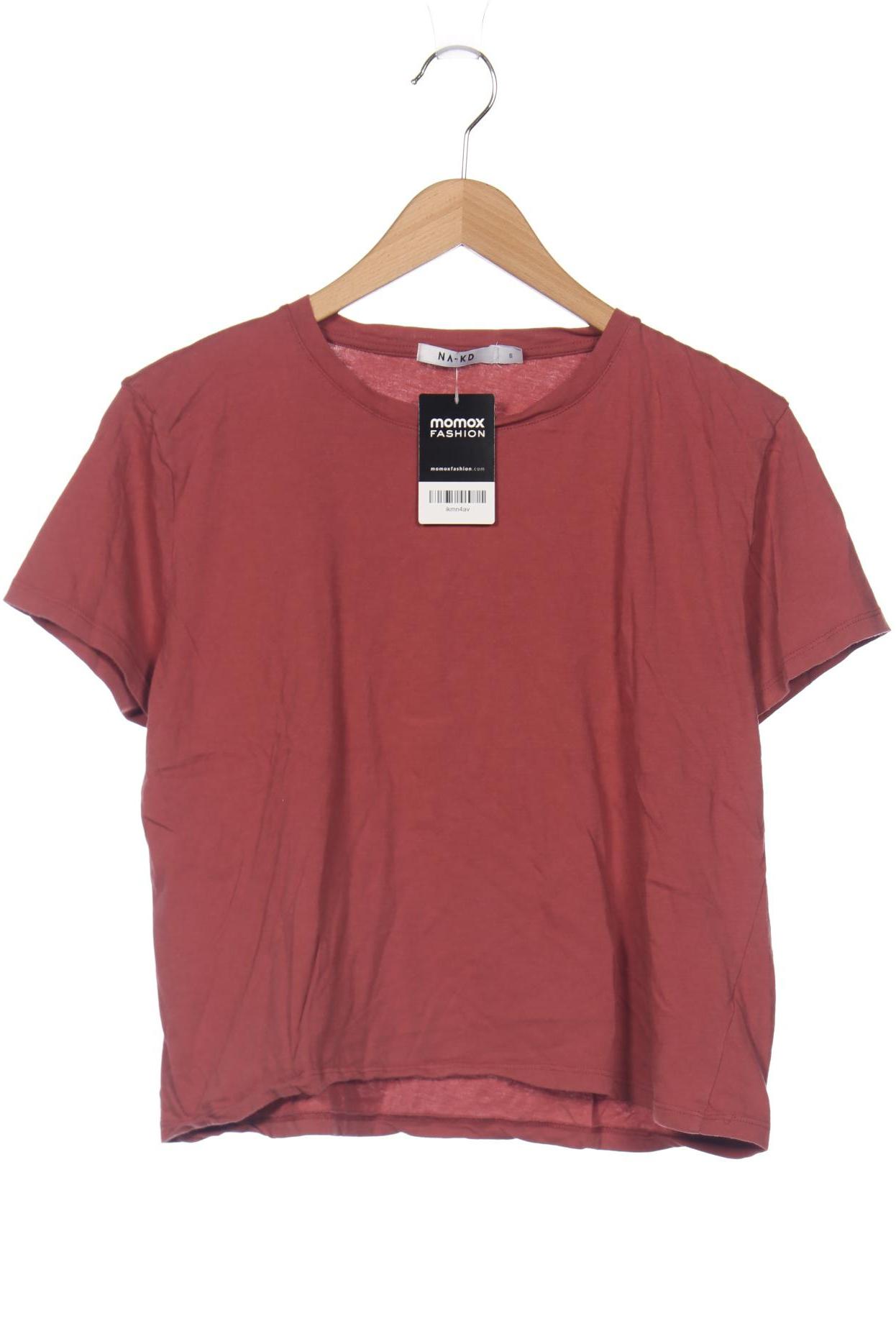 

Na-Kd Damen T-Shirt, bordeaux, Gr. 36