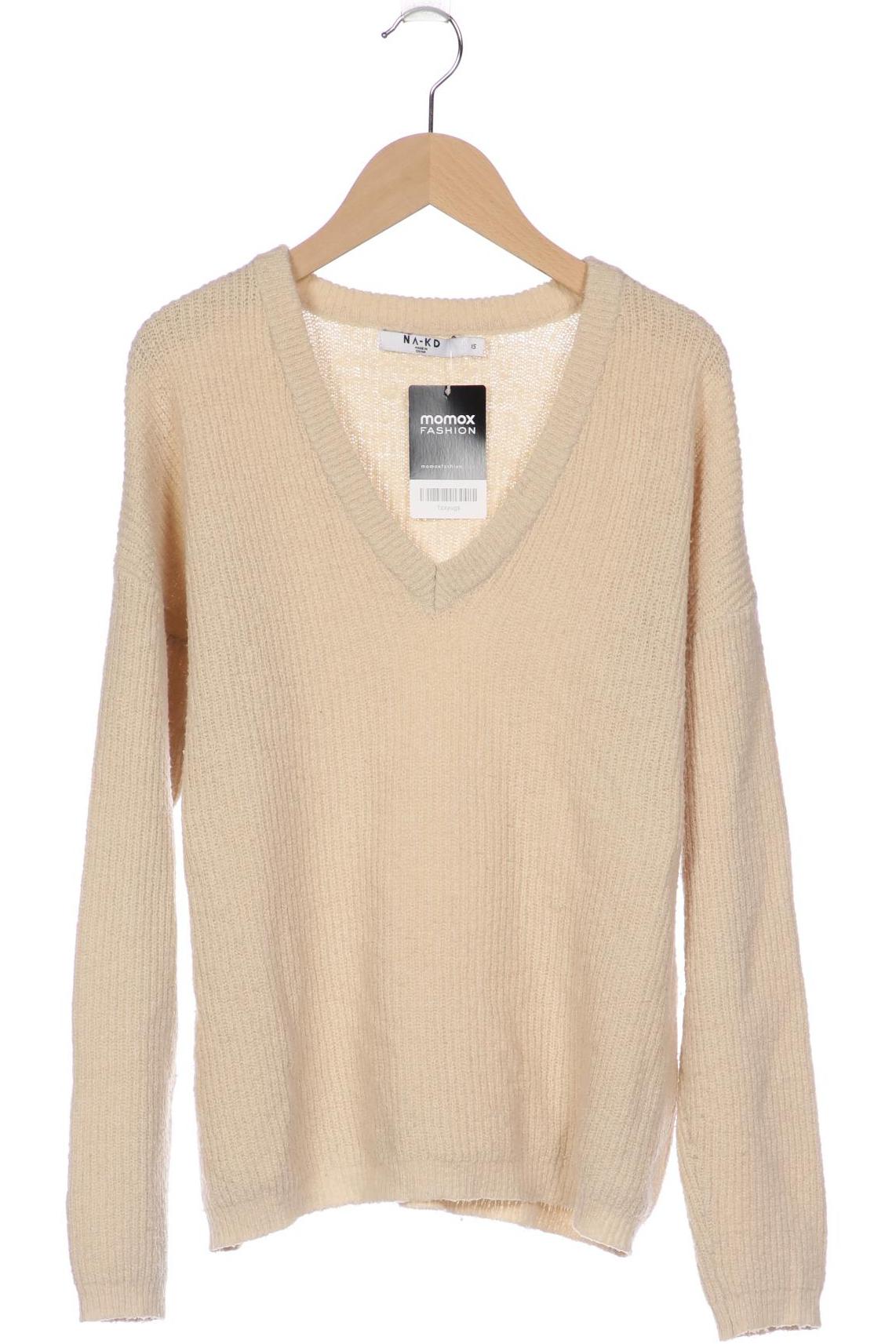 

Na-Kd Damen Pullover, beige, Gr. 34