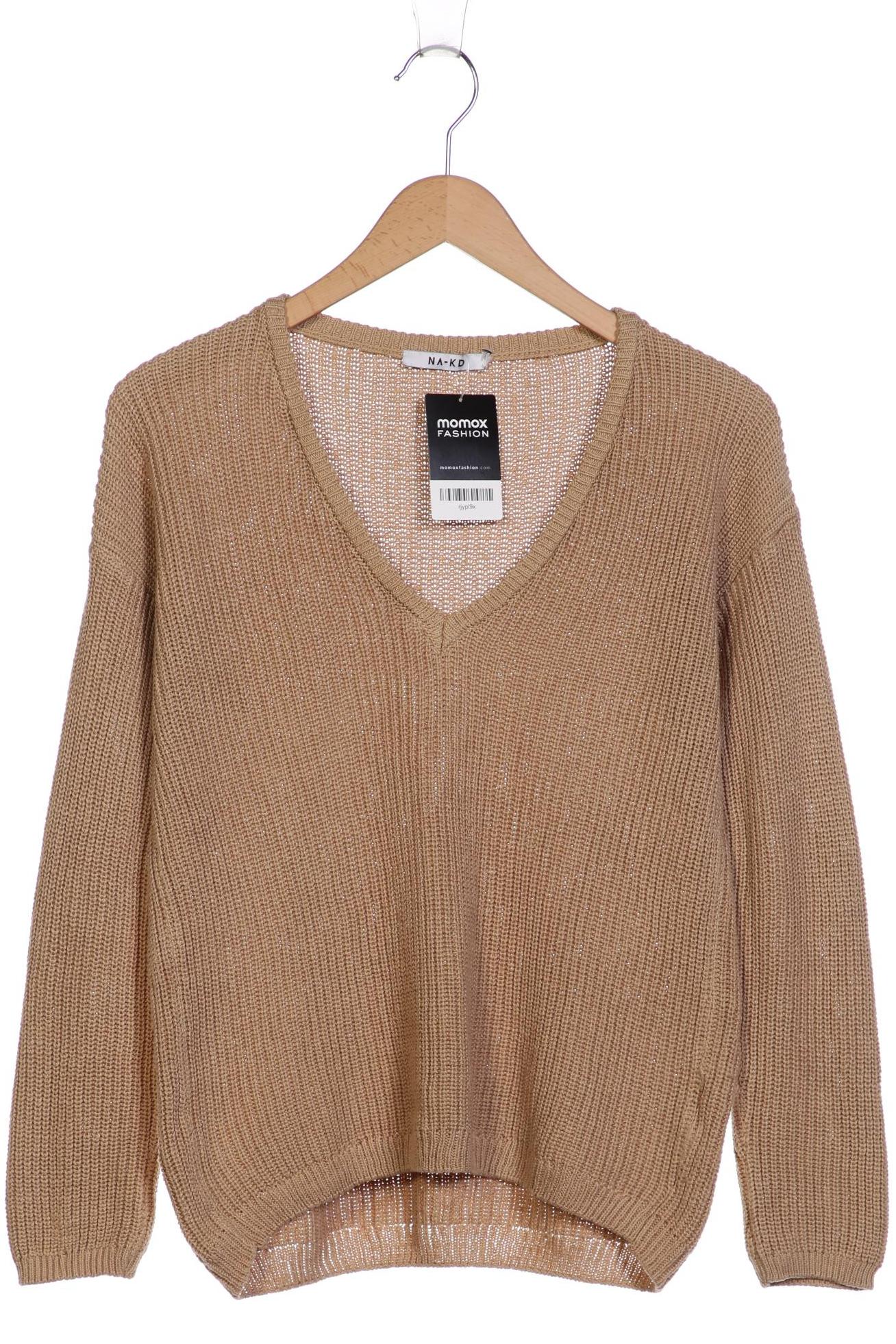 

Na-Kd Damen Pullover, beige, Gr. 42