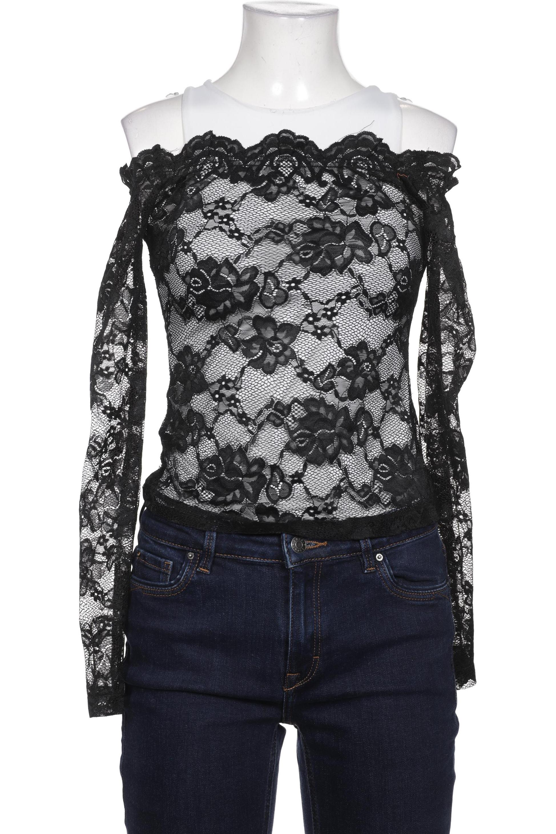 

NA-KD Damen Bluse, schwarz