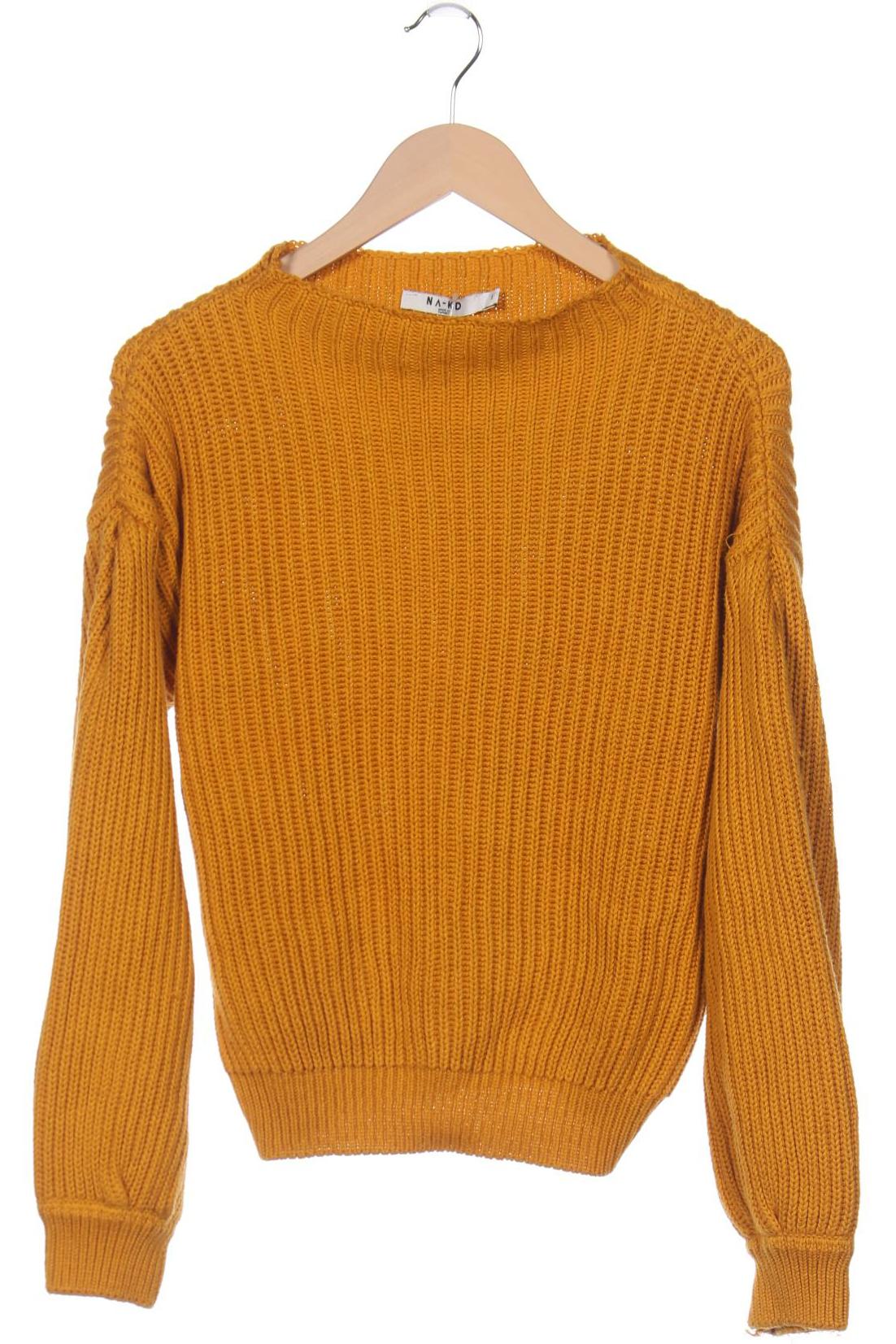 

Na-Kd Damen Pullover, gelb, Gr. 36