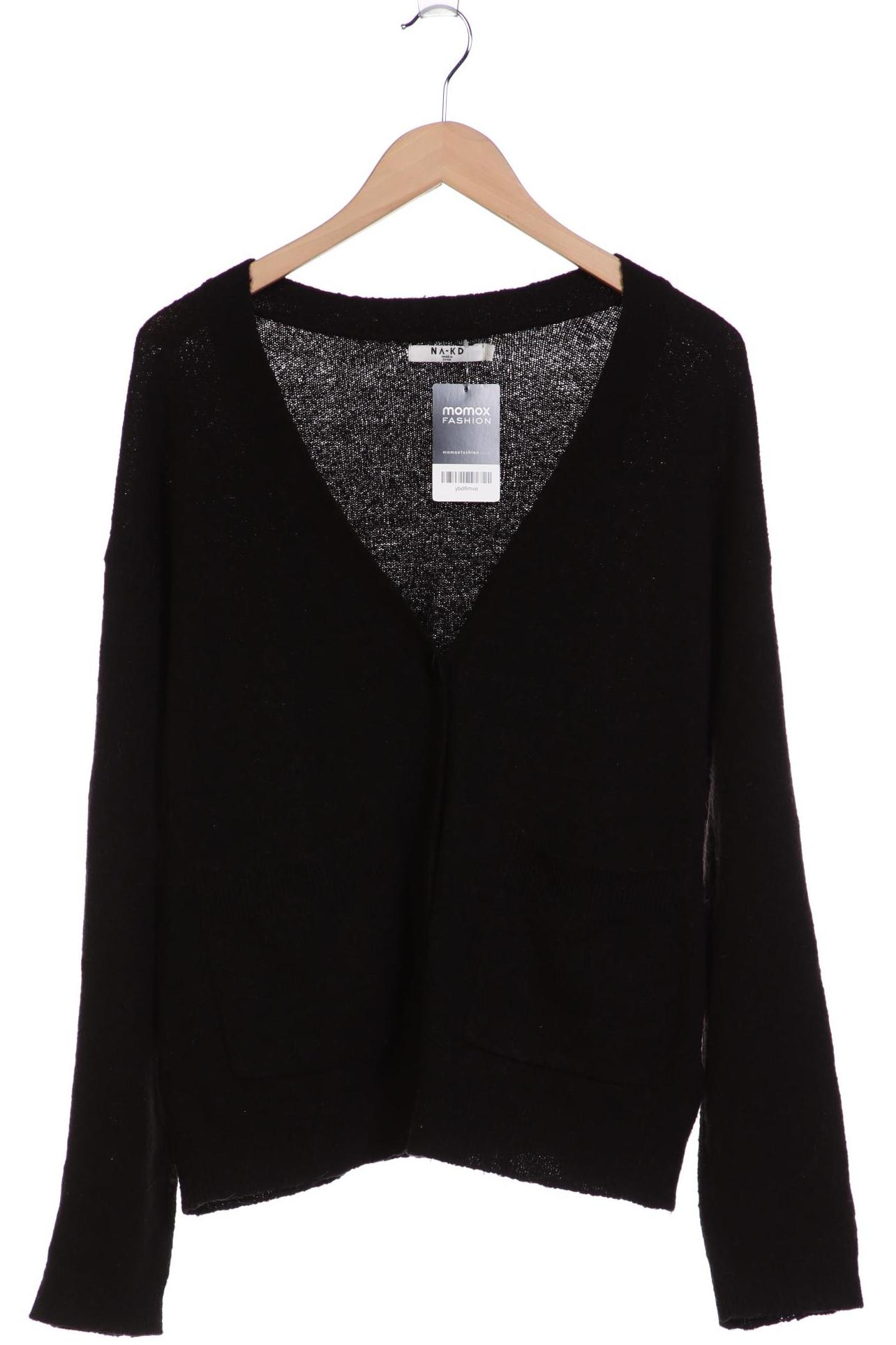 

Na-Kd Damen Strickjacke, schwarz, Gr. 42