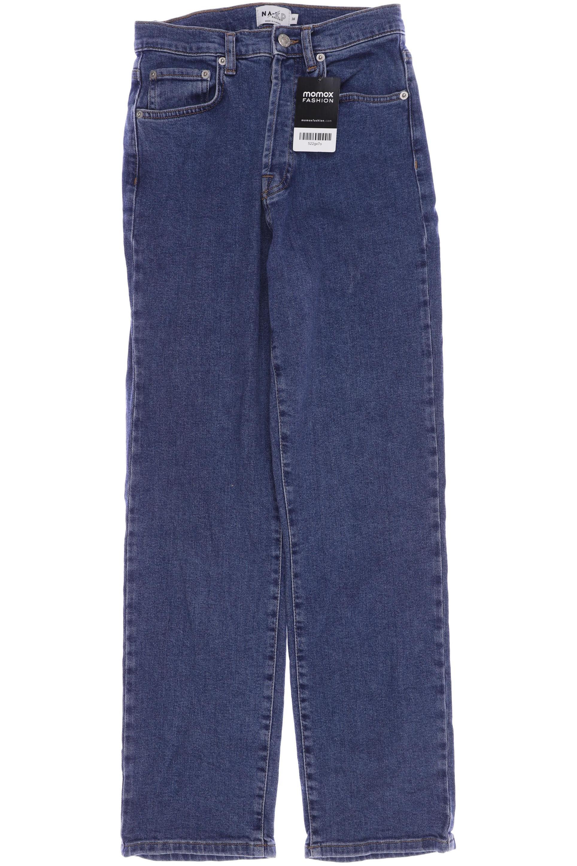 

NA-KD Damen Jeans, blau
