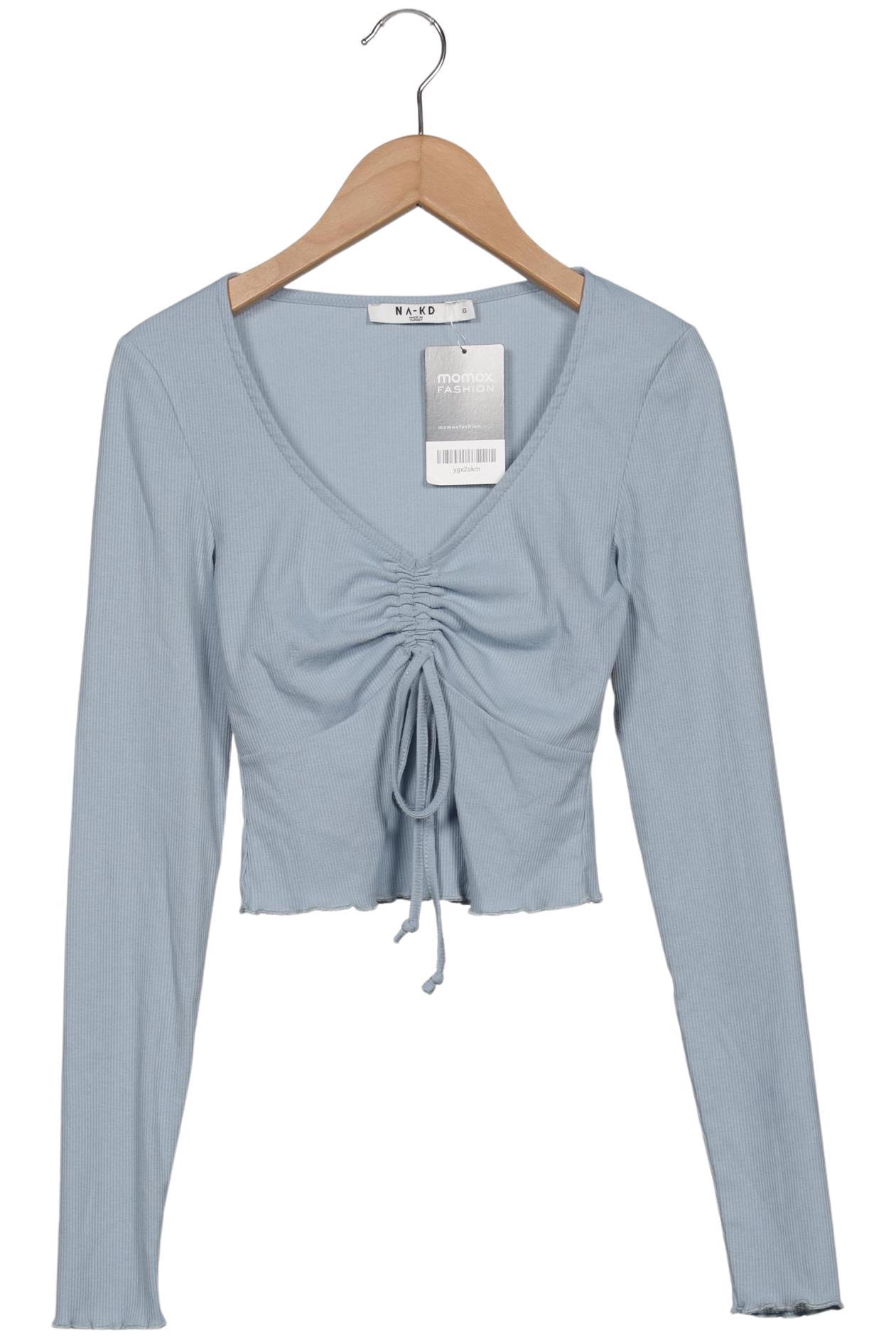 

Na-Kd Damen Langarmshirt, hellblau, Gr. 34