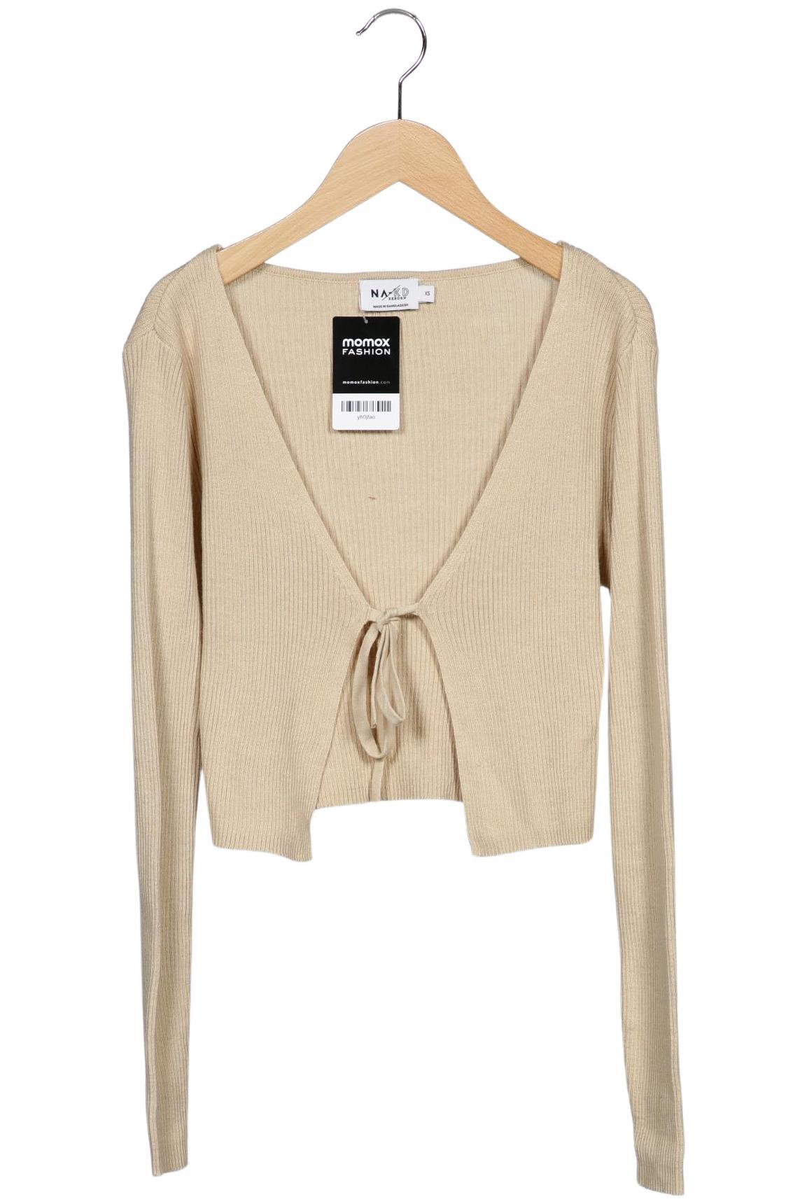 

Na-Kd Damen Strickjacke, beige, Gr. 34