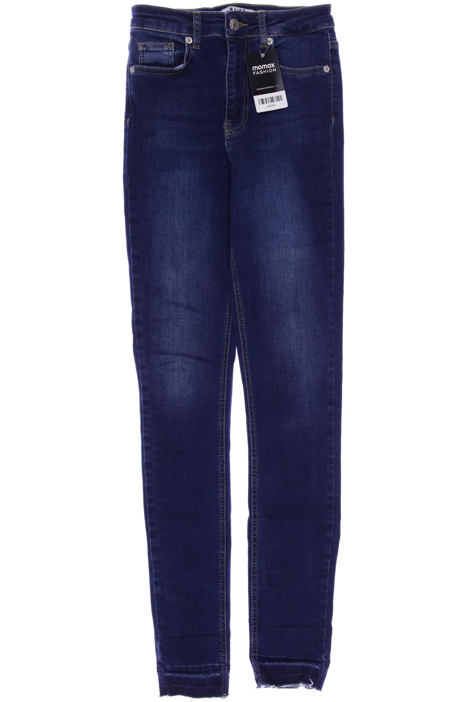 

NA-KD Damen Jeans, blau
