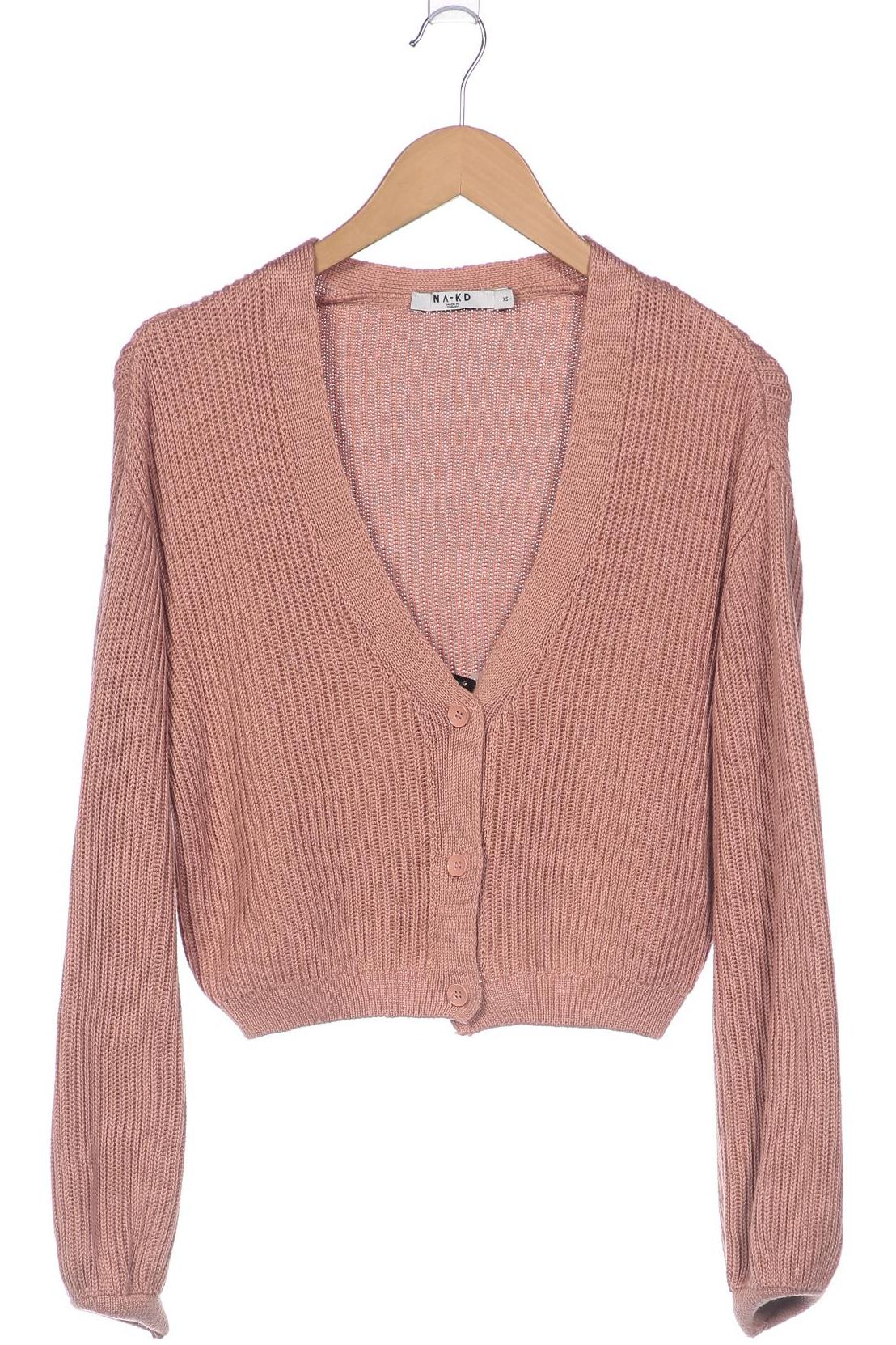 

Na-Kd Damen Strickjacke, pink, Gr. 34