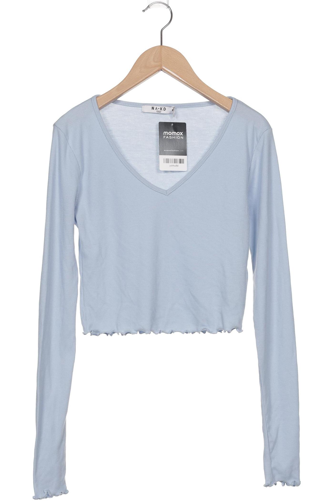 

Na-Kd Damen Langarmshirt, blau, Gr. 36