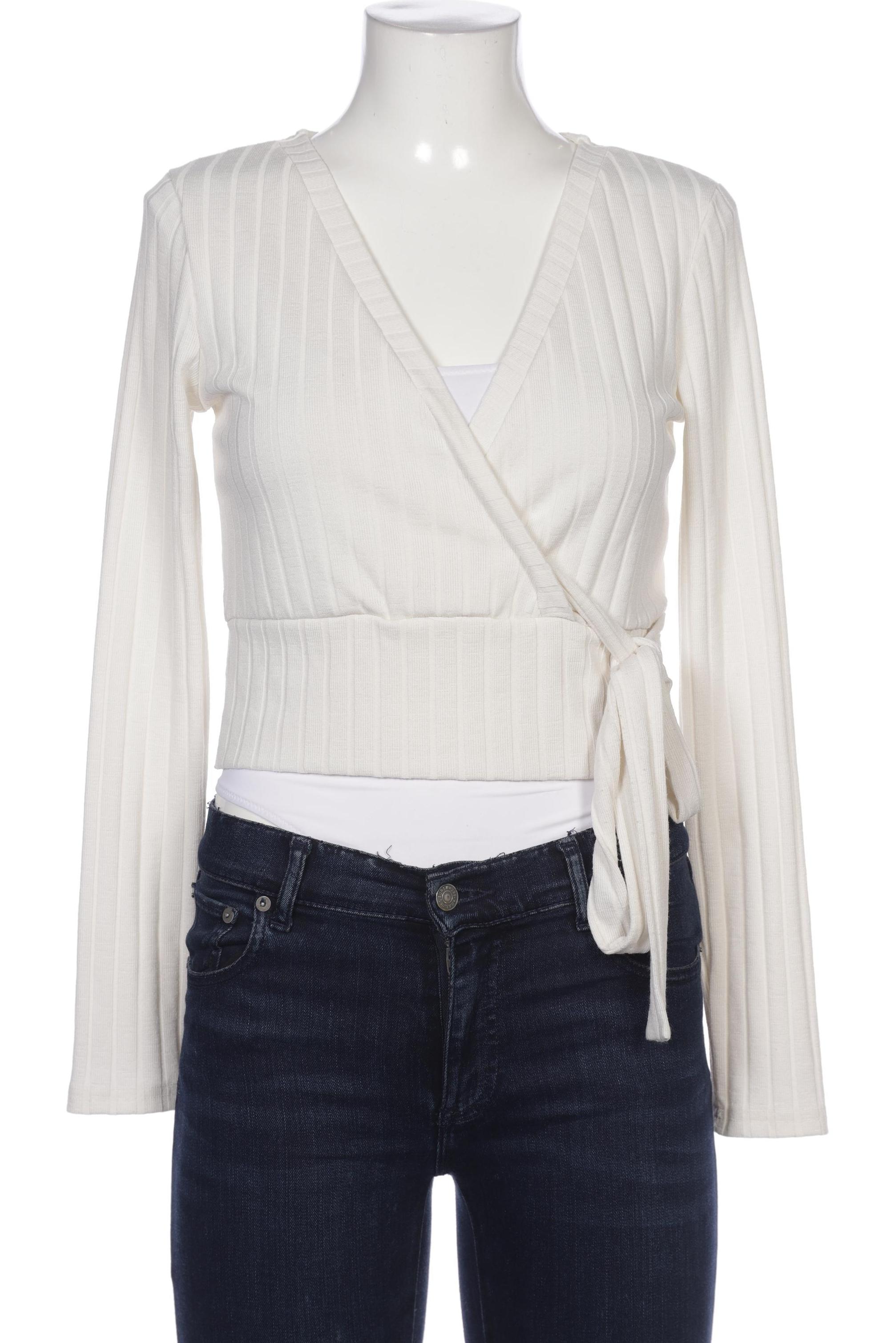 

NA-KD Damen Langarmshirt, cremeweiß