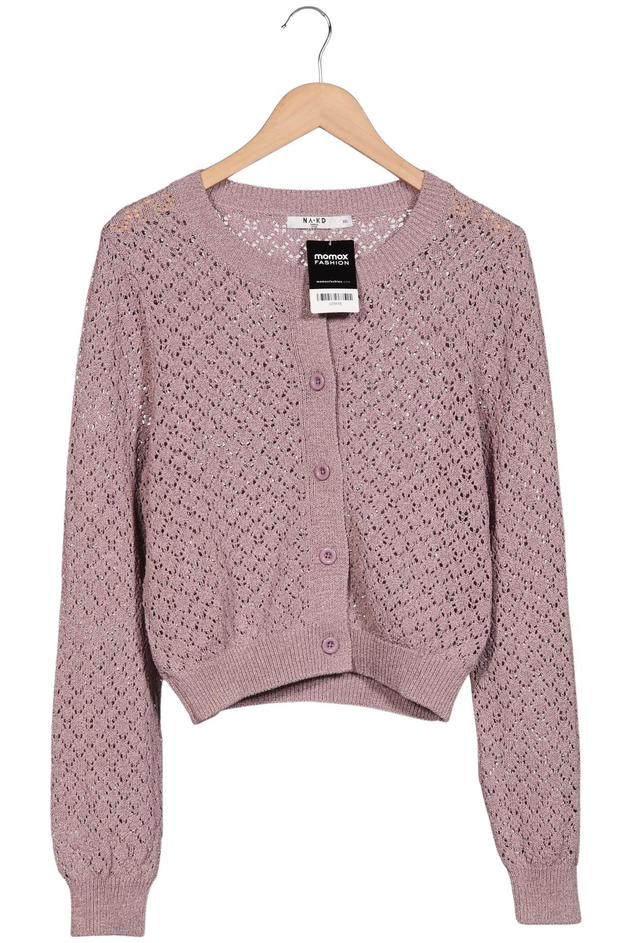 

Na-Kd Damen Strickjacke, flieder, Gr. 46