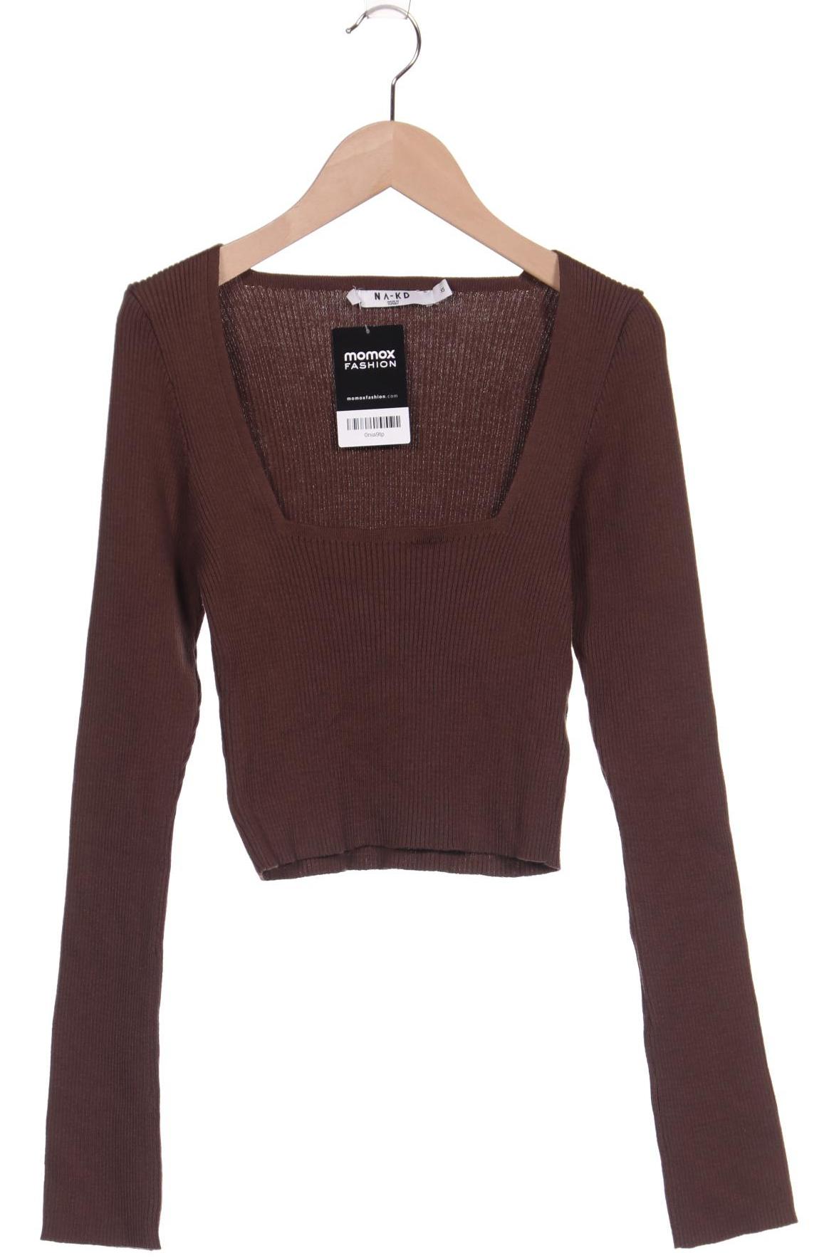 

Na-Kd Damen Langarmshirt, braun, Gr. 34