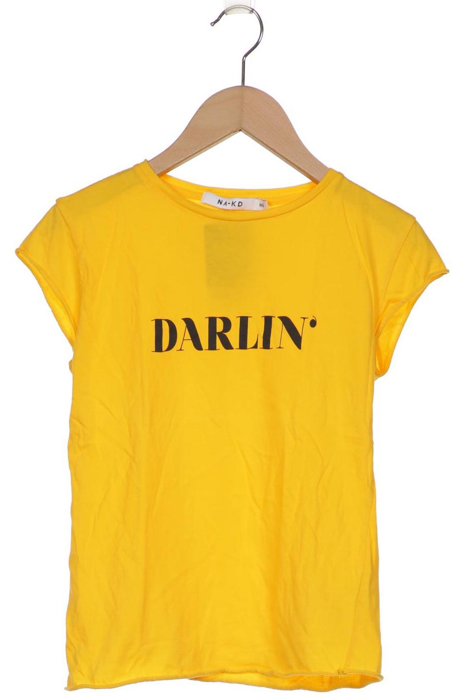 

NA-KD Damen T-Shirt, orange