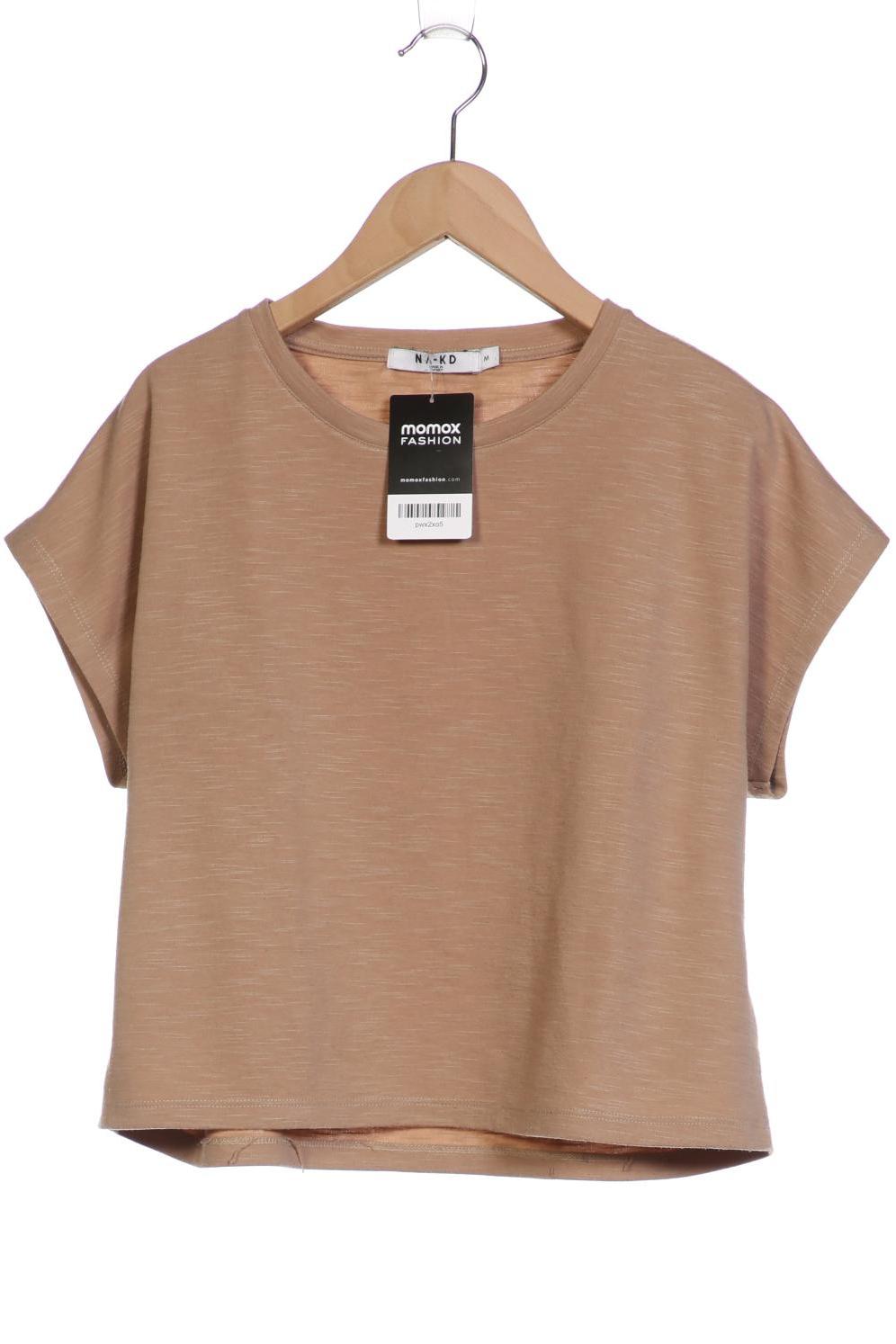 

Na-Kd Damen T-Shirt, beige, Gr. 38
