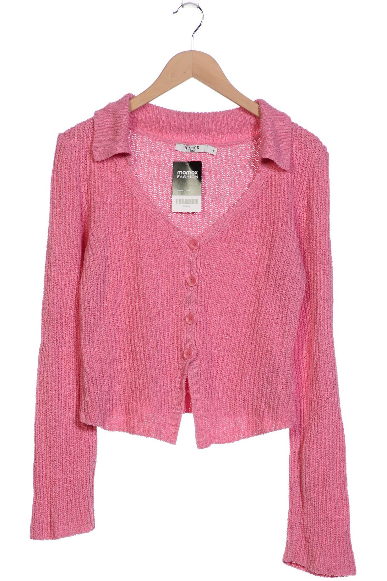

Na-Kd Damen Strickjacke, pink, Gr. 36