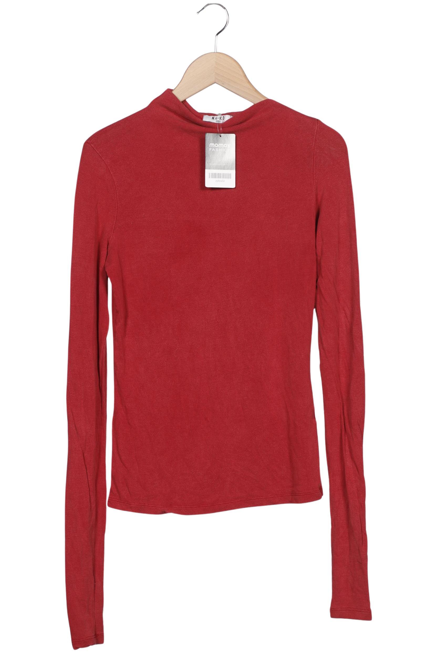 

Na-Kd Damen Langarmshirt, rot, Gr. 36