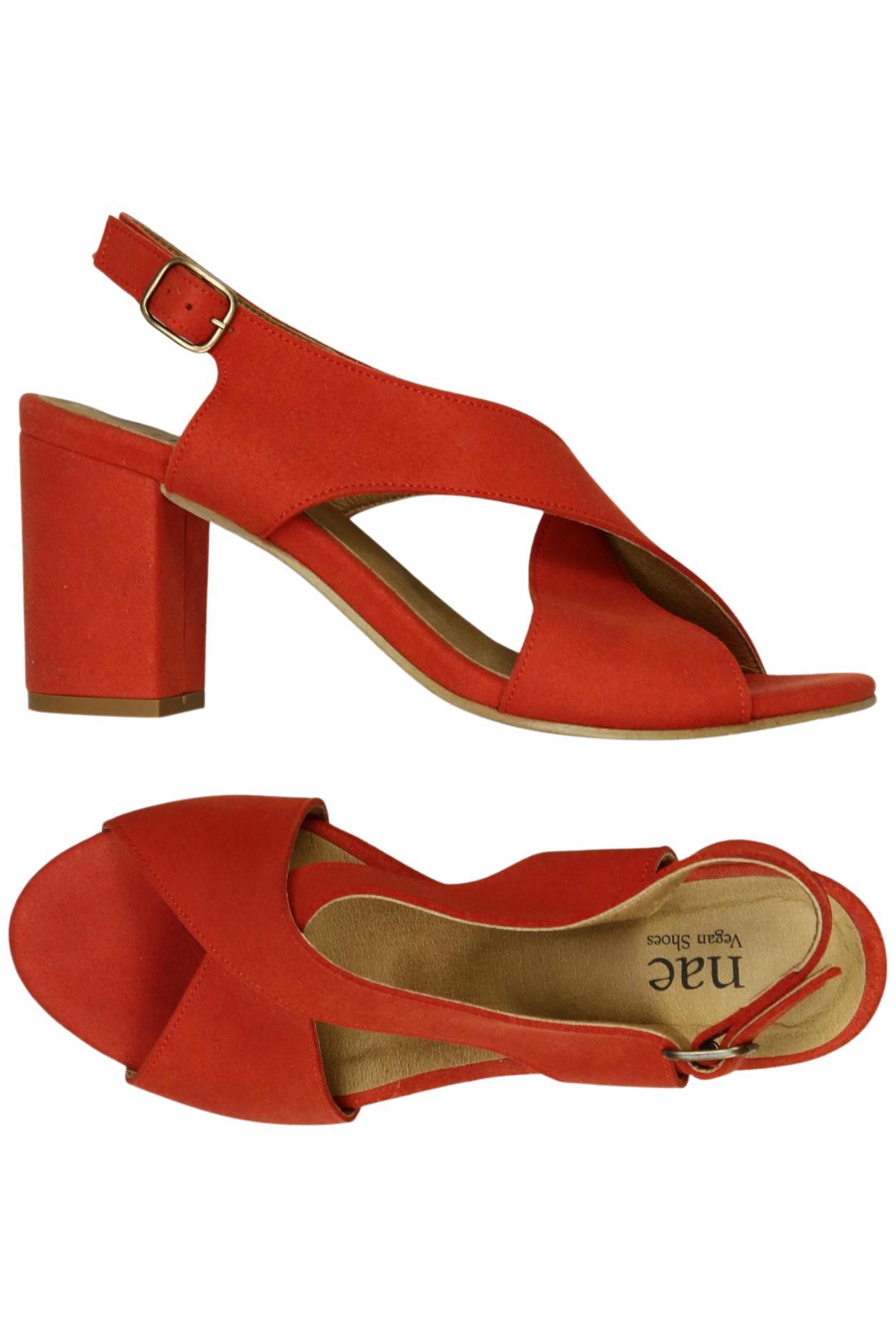 

nae Damen Sandale, rot, Gr. 38