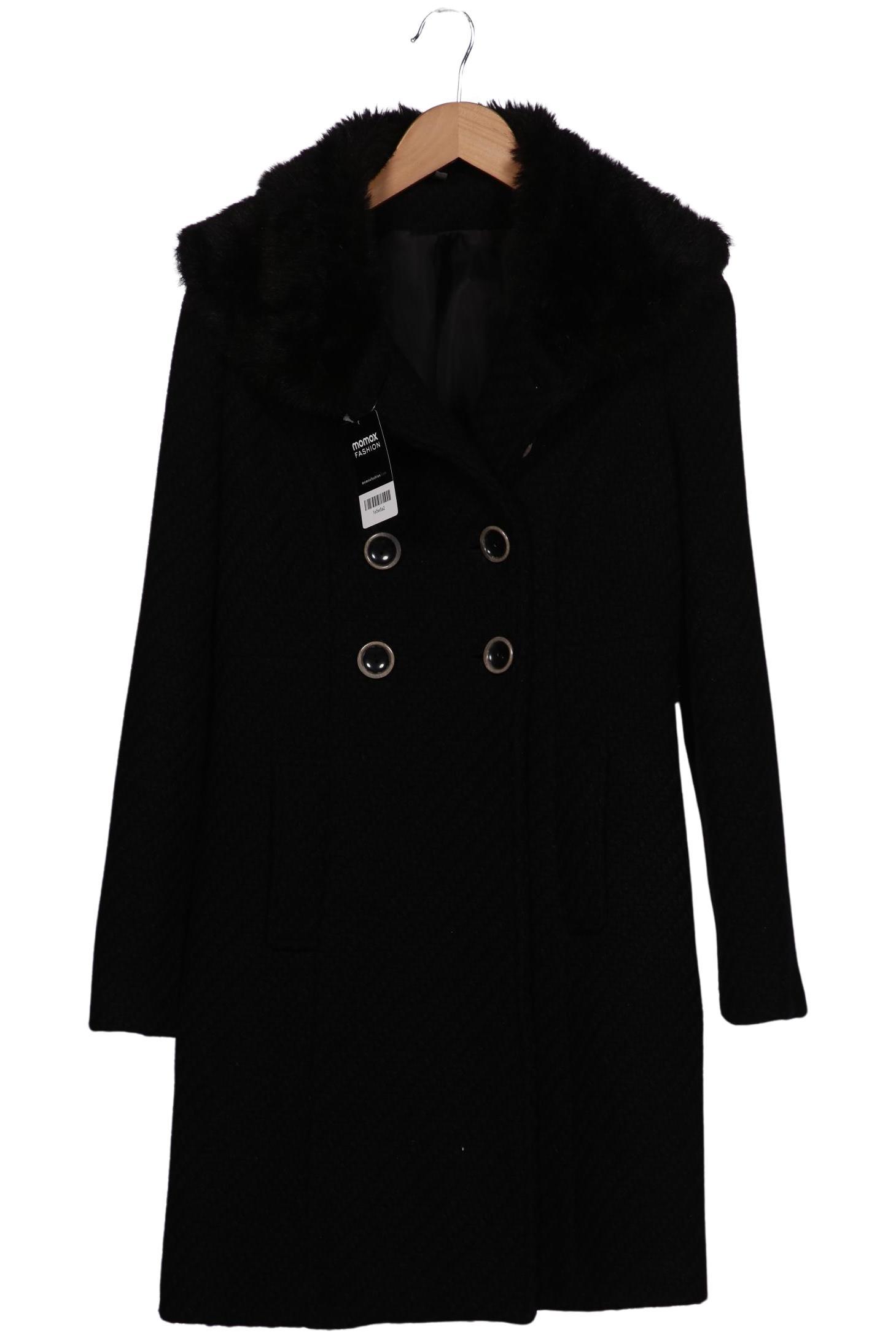 

NAF NAF Damen Mantel, schwarz, Gr. 38