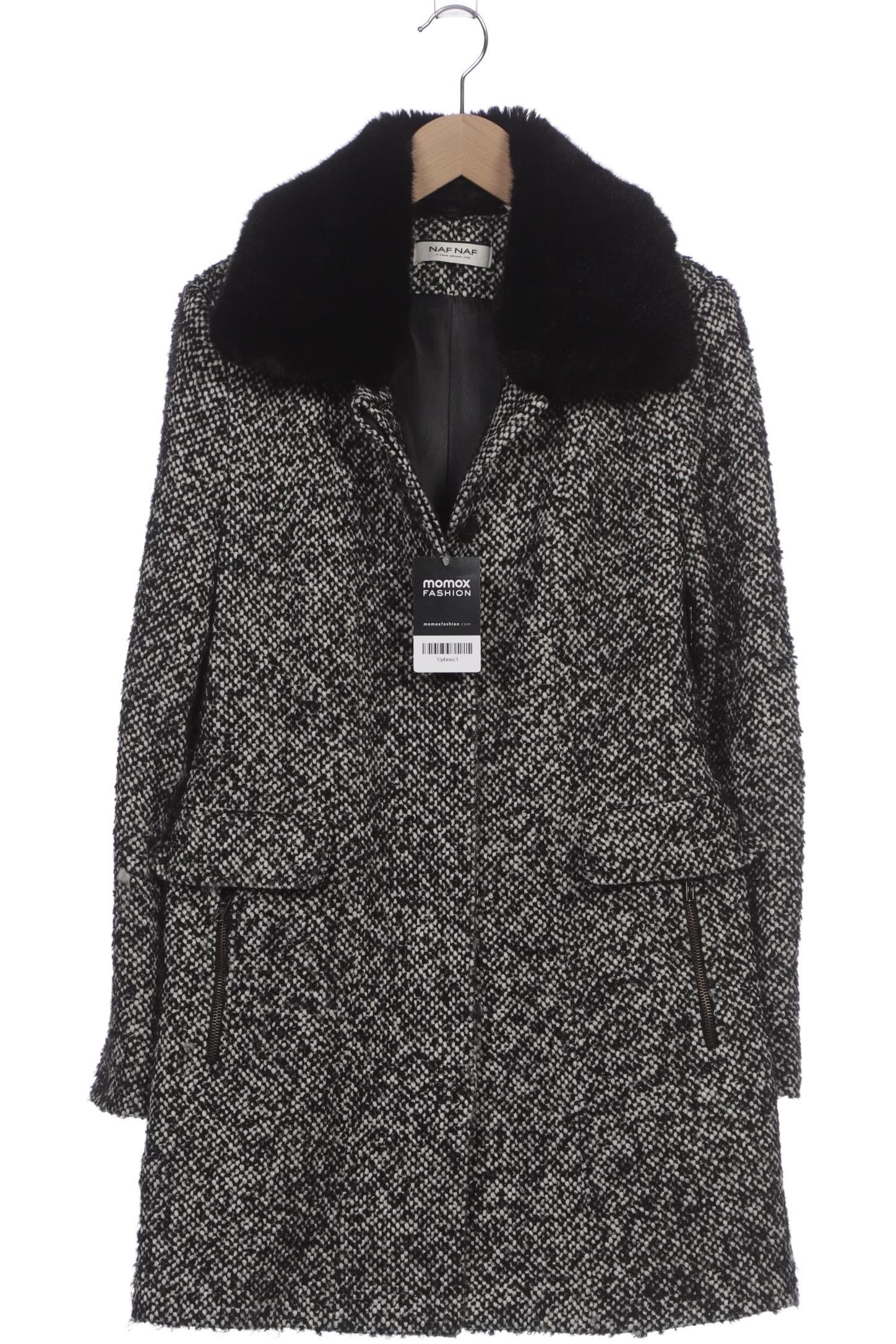 

NAF NAF Damen Mantel, schwarz, Gr. 40