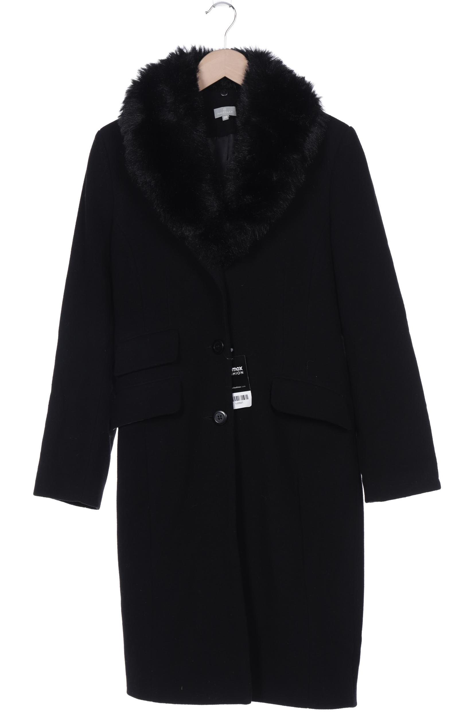 

NAF NAF Damen Mantel, schwarz, Gr. 38