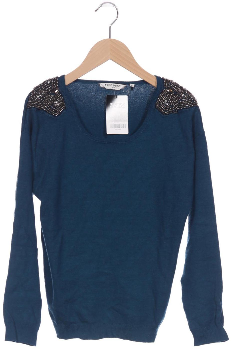 

NAF NAF Damen Pullover, türkis, Gr. 38