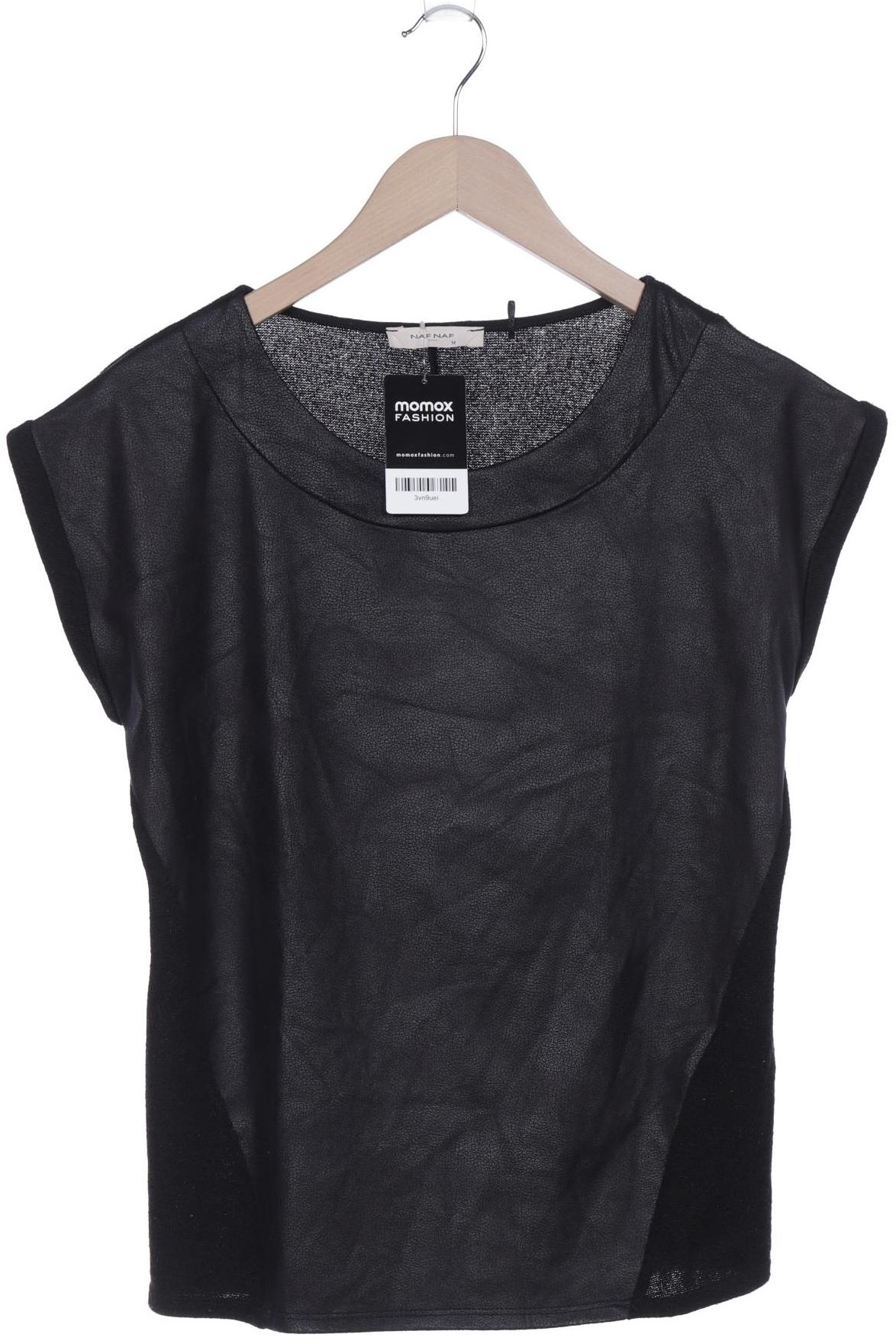 

NAF NAF Damen T-Shirt, schwarz, Gr. 38