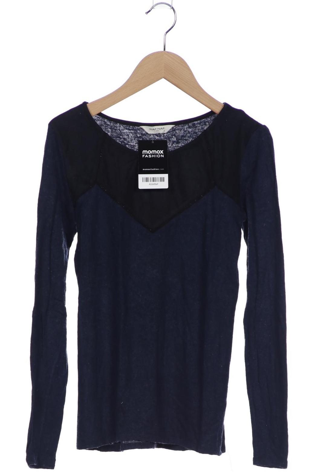 

NAF NAF Damen Langarmshirt, marineblau, Gr. 36