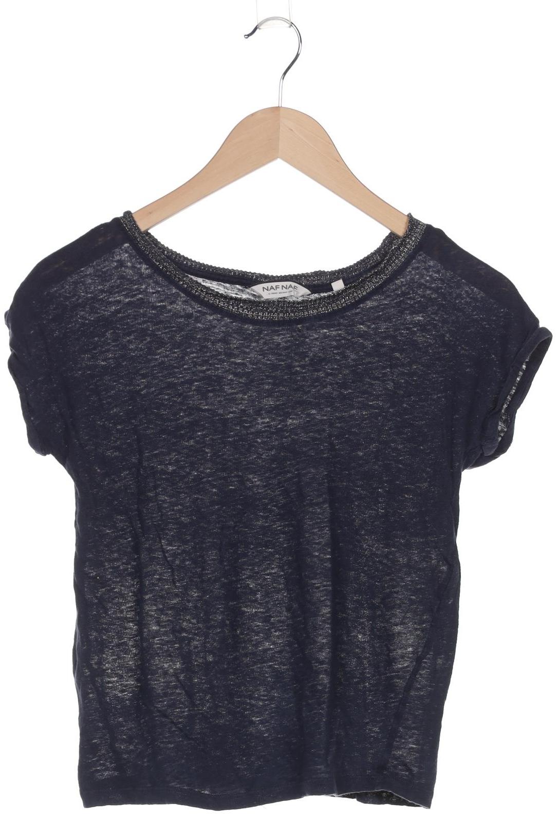 

NAF NAF Damen T-Shirt, marineblau, Gr. 34