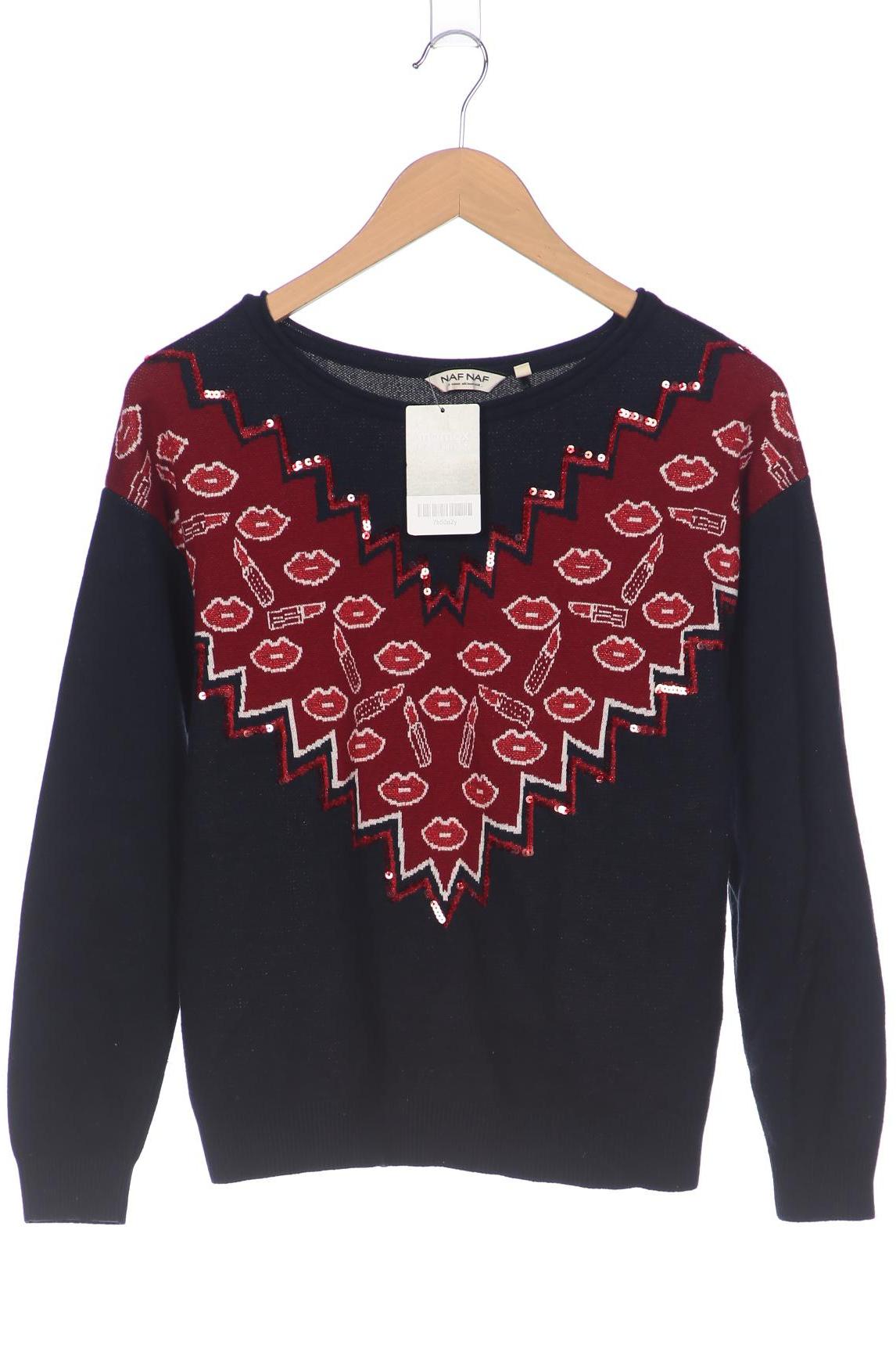 

NAF NAF Damen Pullover, marineblau, Gr. 36