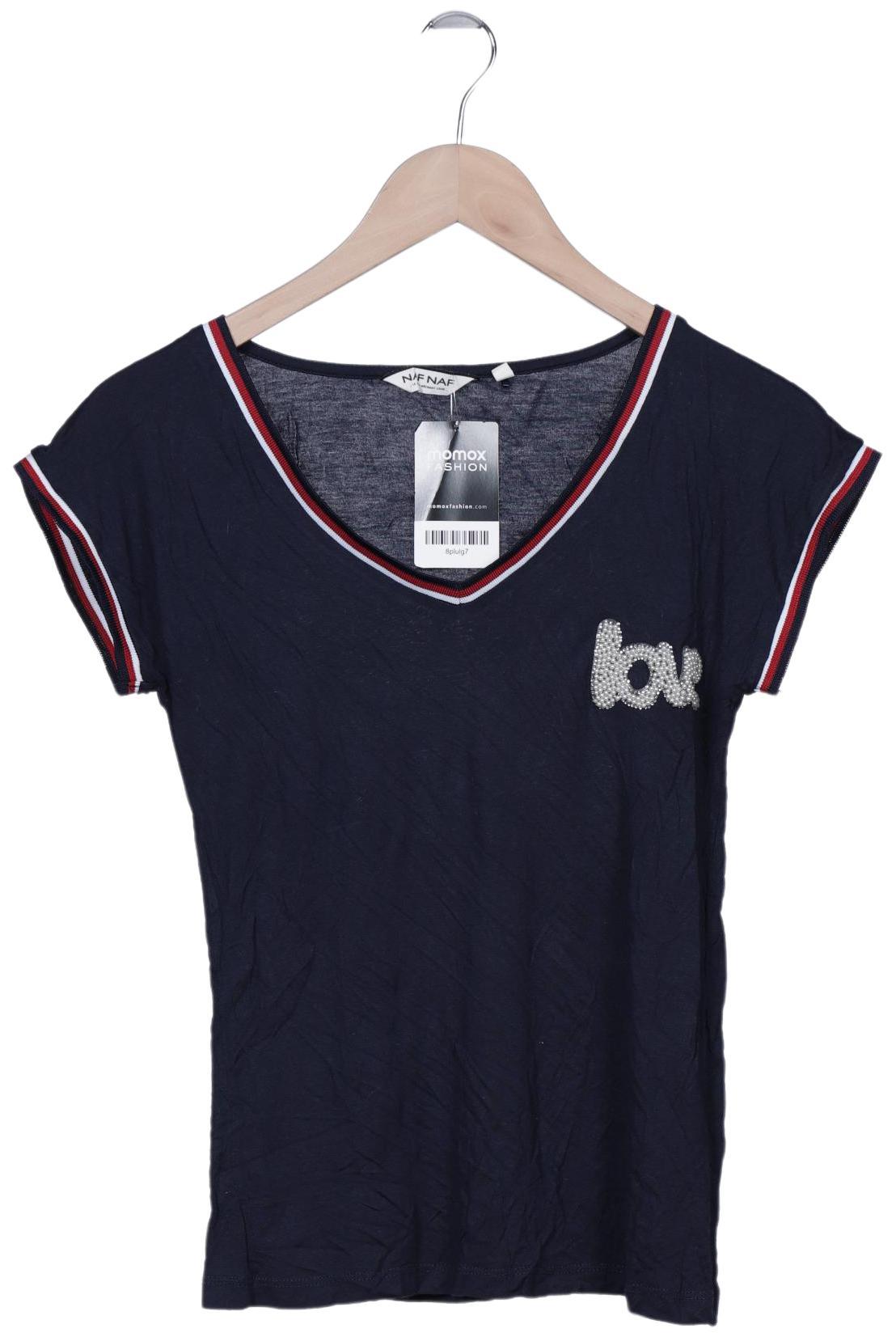 

NAF NAF Damen T-Shirt, marineblau, Gr. 36