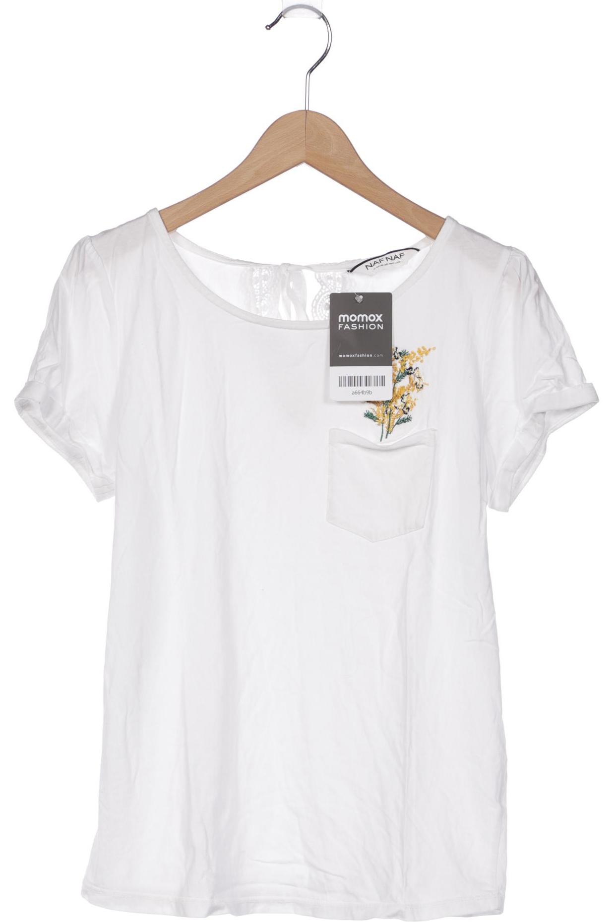 

NAF NAF Damen T-Shirt, weiß, Gr. 38