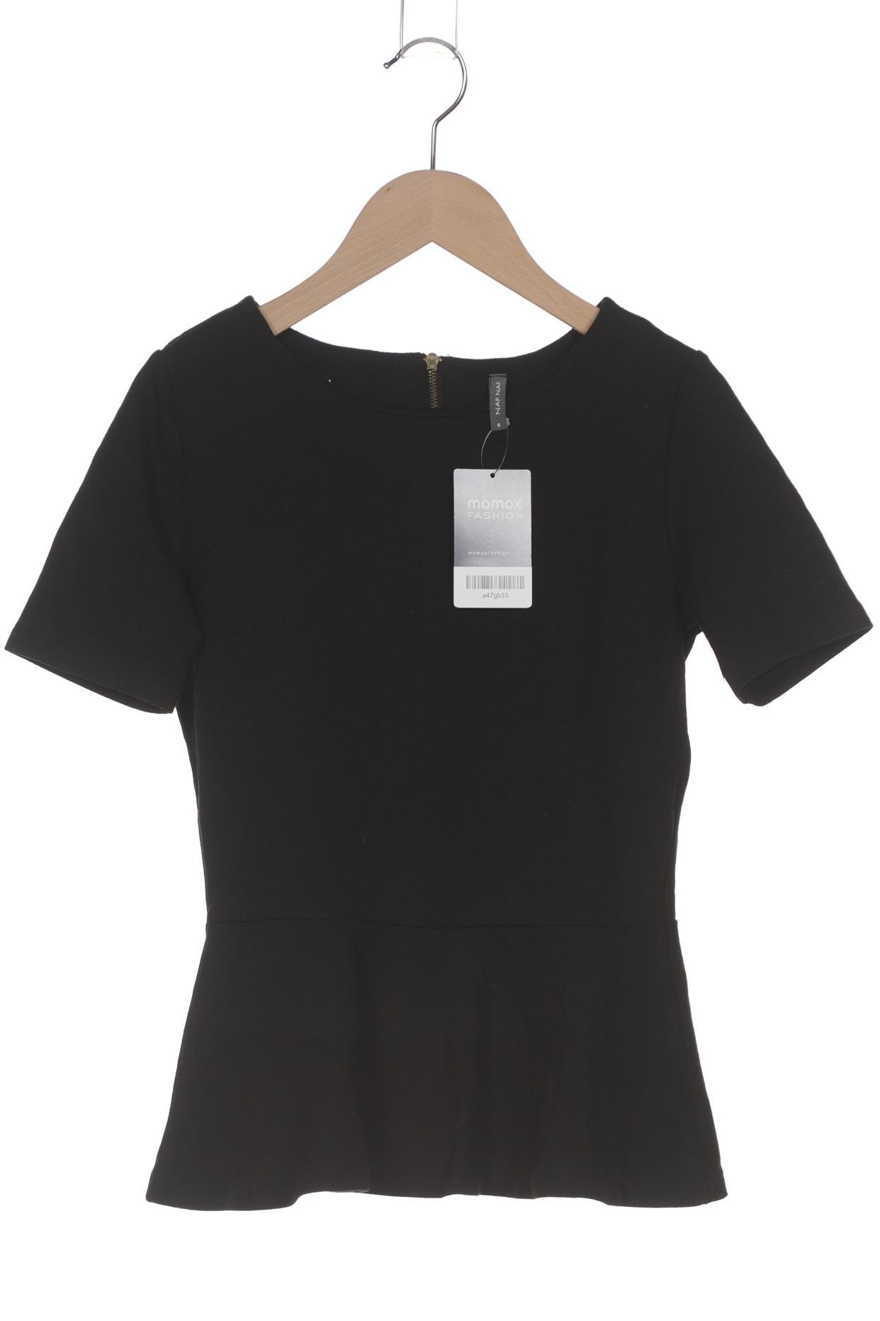 

NAF NAF Damen T-Shirt, schwarz, Gr. 36