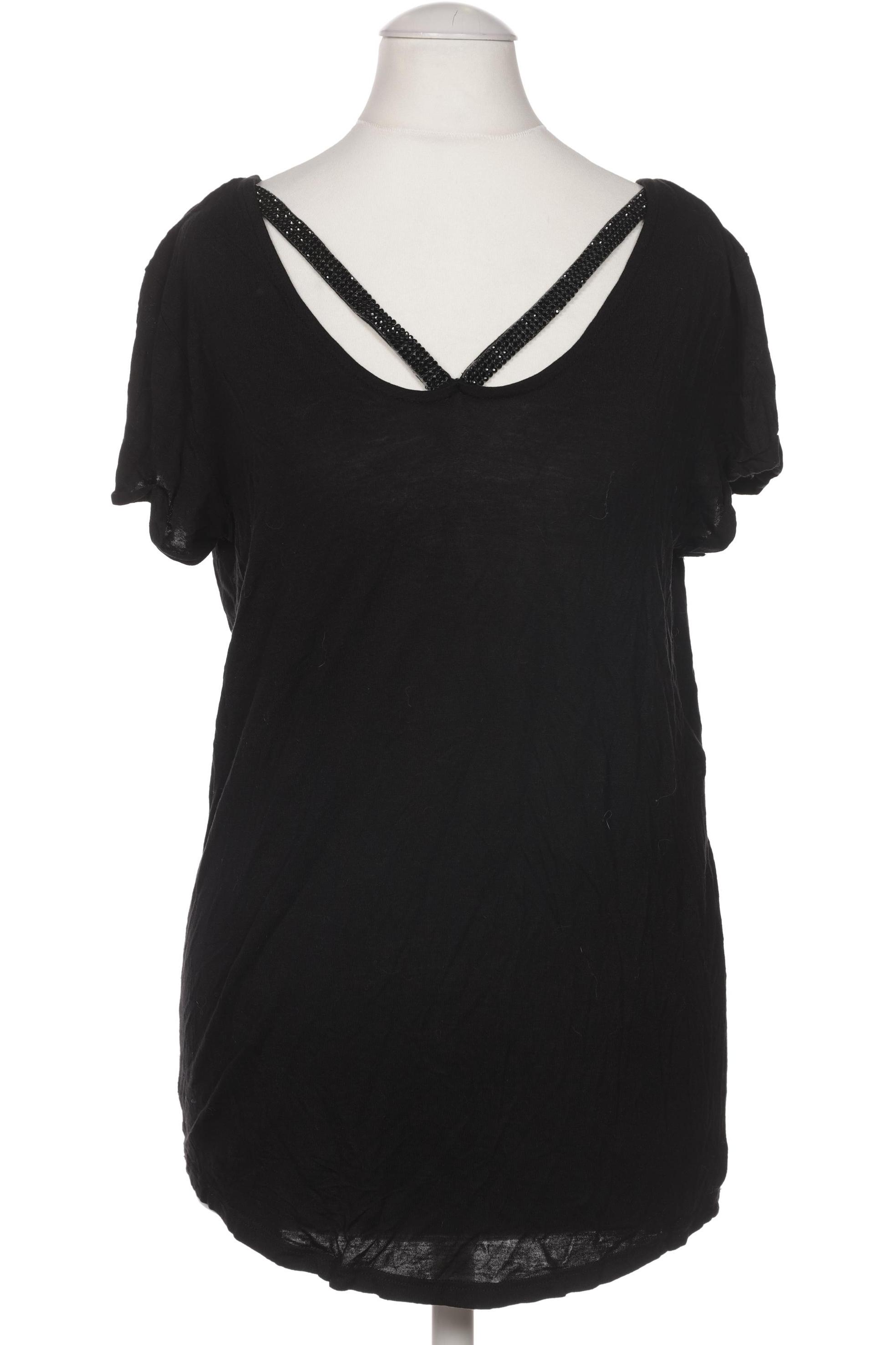 

NAF NAF Damen T-Shirt, schwarz, Gr. 36