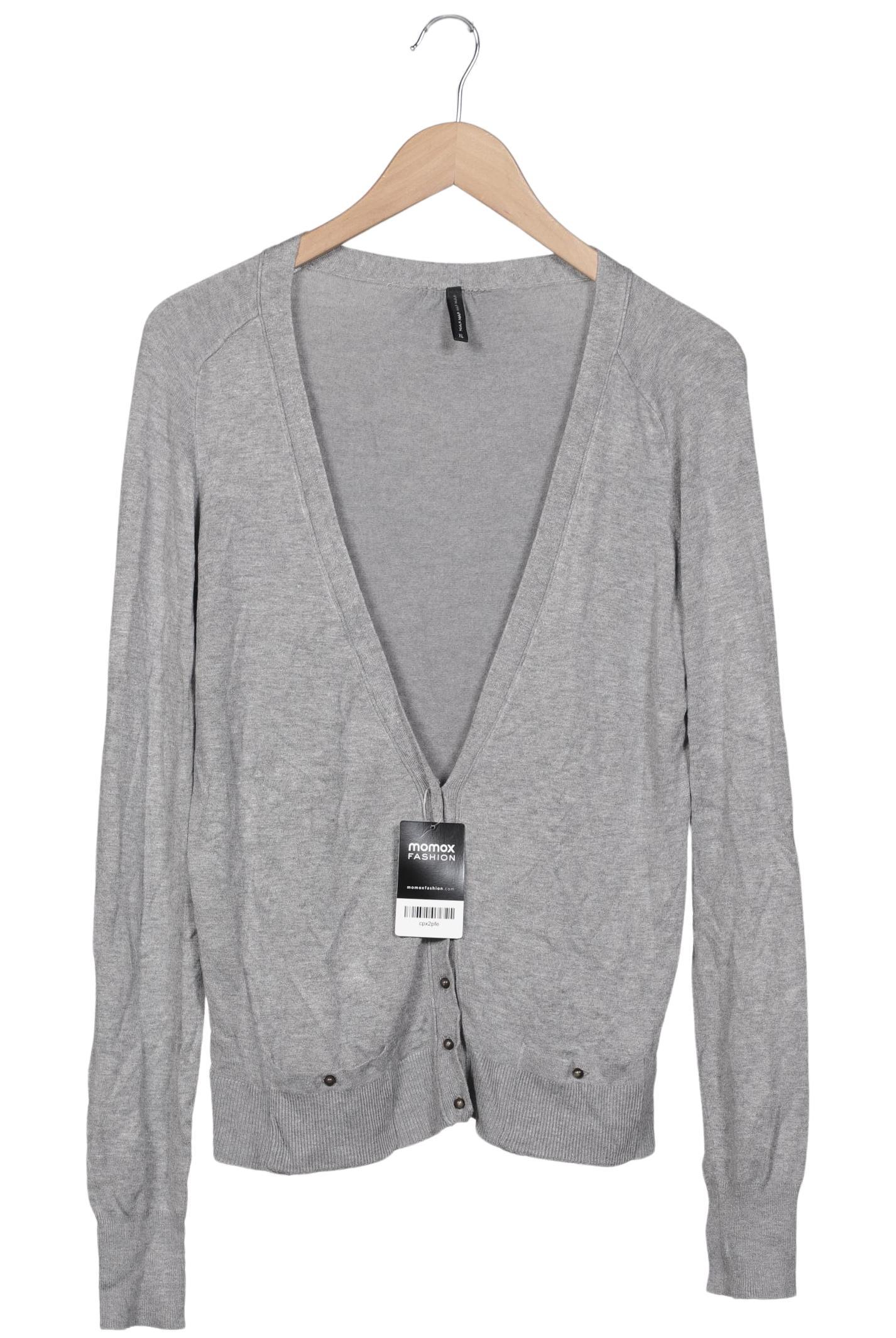 

NAF NAF Damen Strickjacke, grau, Gr. 44