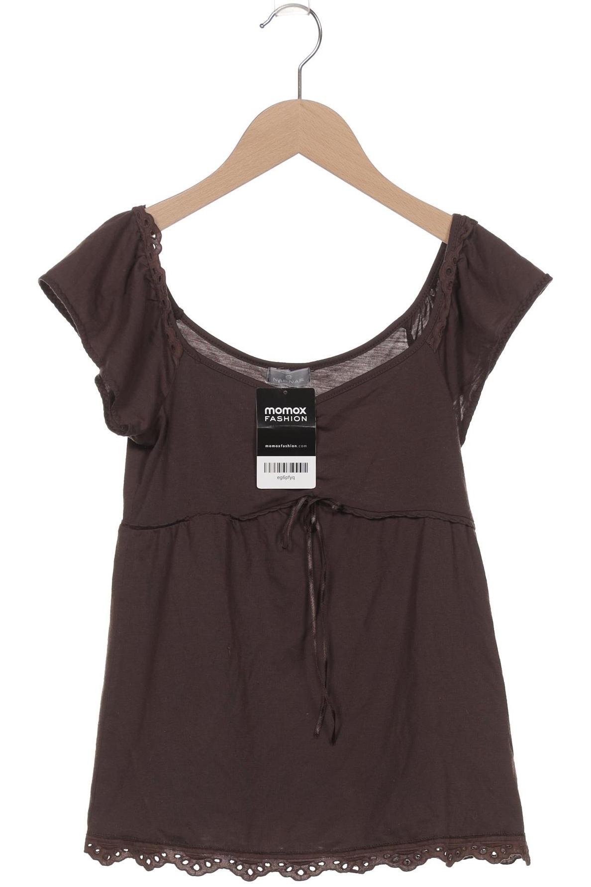 

NAF NAF Damen T-Shirt, braun, Gr. 36