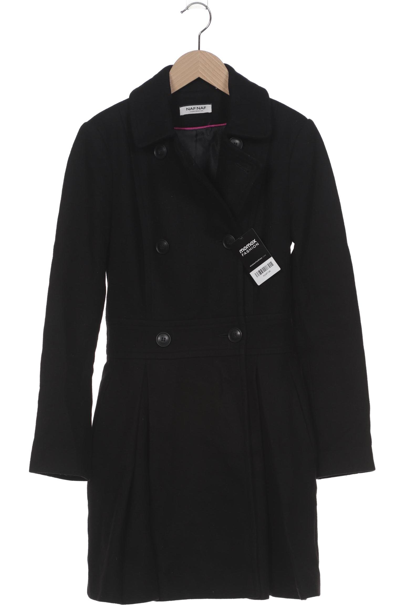 

NAF NAF Damen Mantel, schwarz, Gr. 34