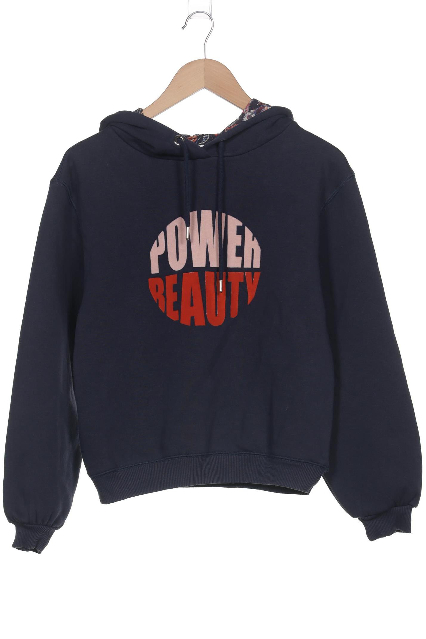 

NAF NAF Damen Kapuzenpullover, marineblau, Gr. 38