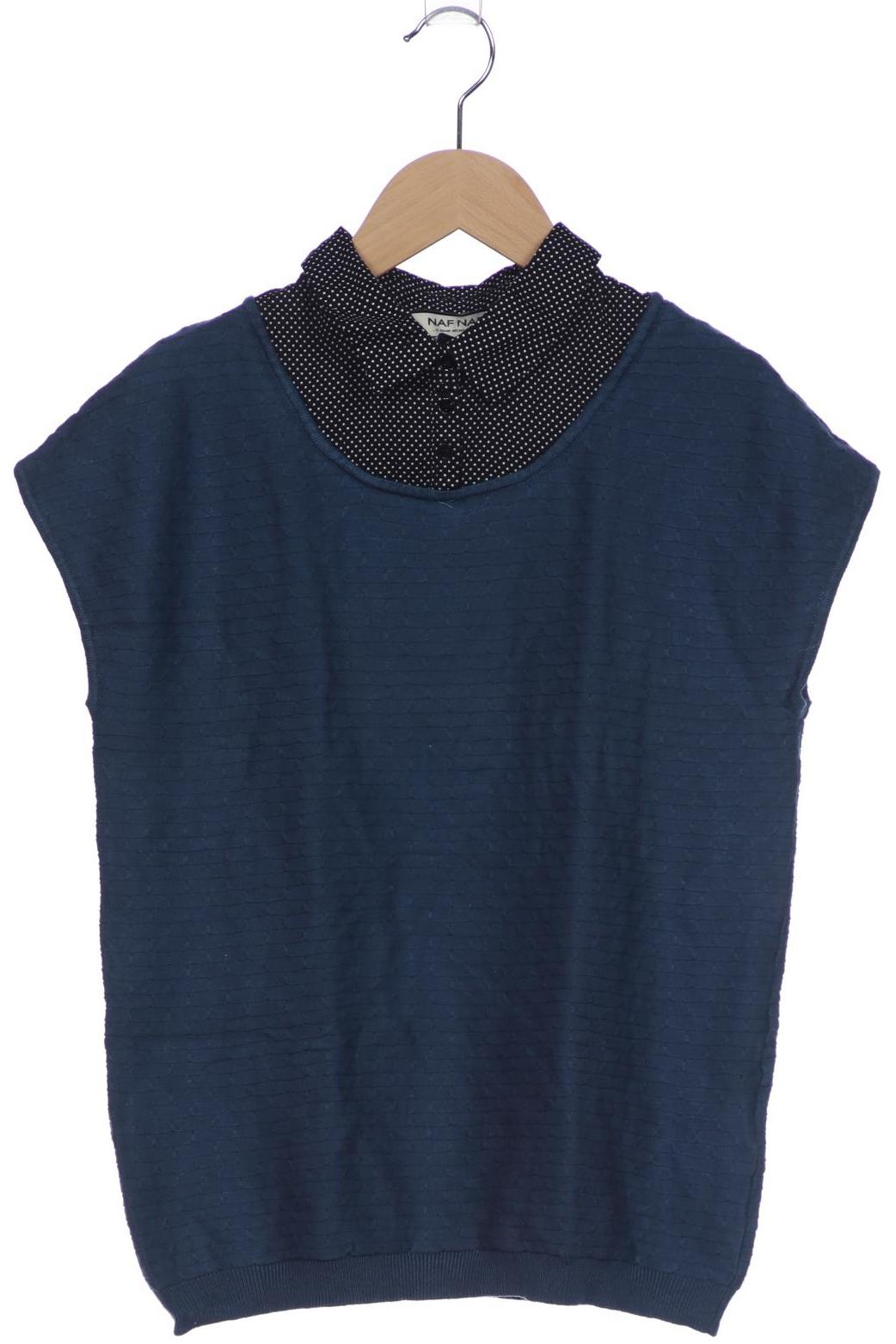 

NAF NAF Damen Pullover, blau, Gr. 38
