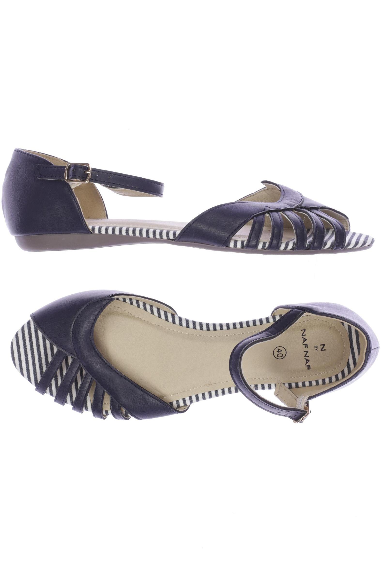

NAF NAF Damen Sandale, marineblau, Gr. 40